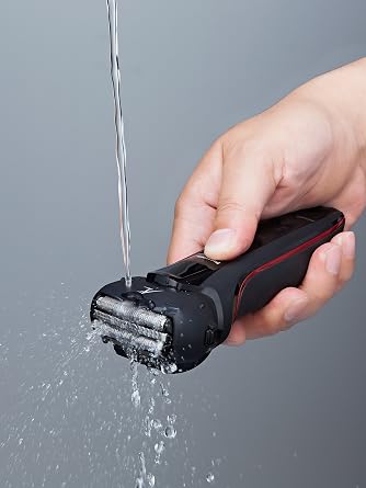Panasonic ES-LL41 Hybrid Shaver, 3 in 1 for Shaving, Straightening and Shaping, 2 Heads, Black
