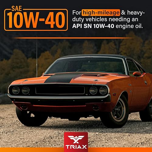 Miniatura 5 de TRIAX Synergy SRT 10W-40 - Aceite de motor sintético completo, modificado por fricción - 20K millas, con licencia API SP, 3x protección contra el