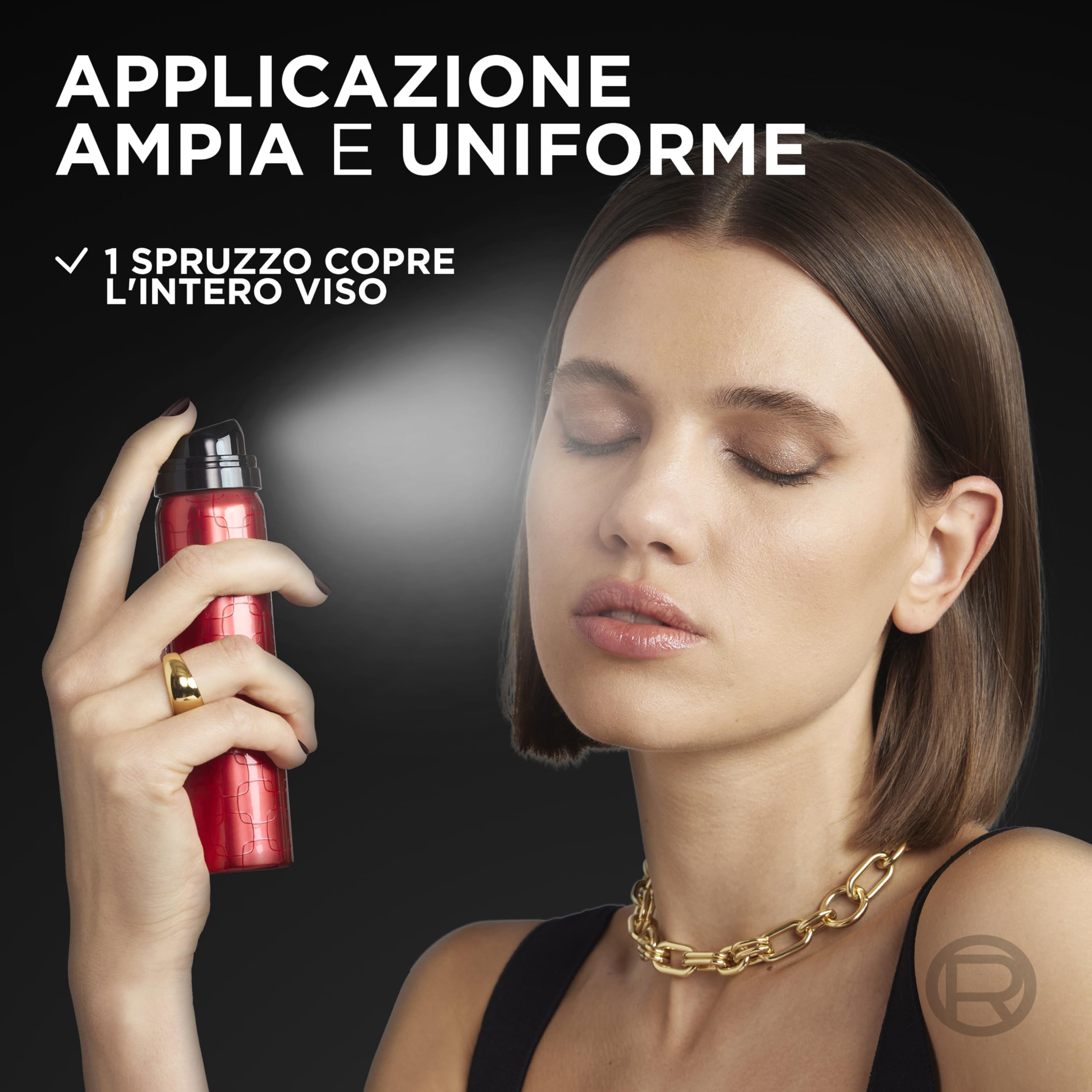 L'Oréal Paris Spray Fissante per il Make-Up, No Transfer, Ad Asciugatura Rapida, Tenuta Look Fino a 36H, A Prova di Sudore e Umidità, Infaillible 3-Second Face Setting Mist, 75 ml