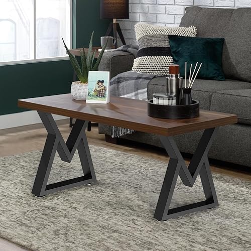 Miniatura 4 de Patas de mesa de 16 pulgadas tipo Y, patas de banco de metal, juego de 2 patas de mesa de centro de comedor DIY