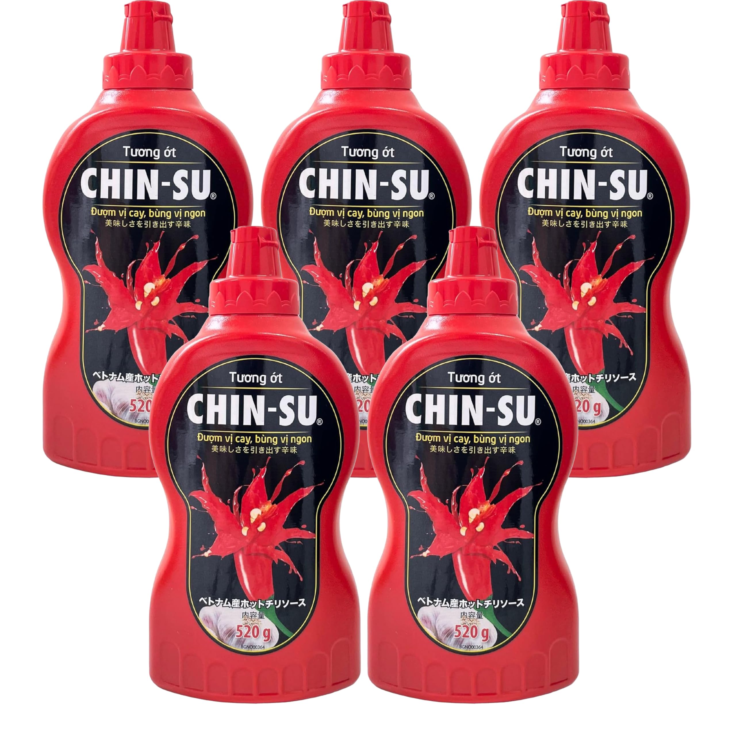 Amazon | CHIN-SU チンス チリソース 520g、5本 □ hot sauce lò