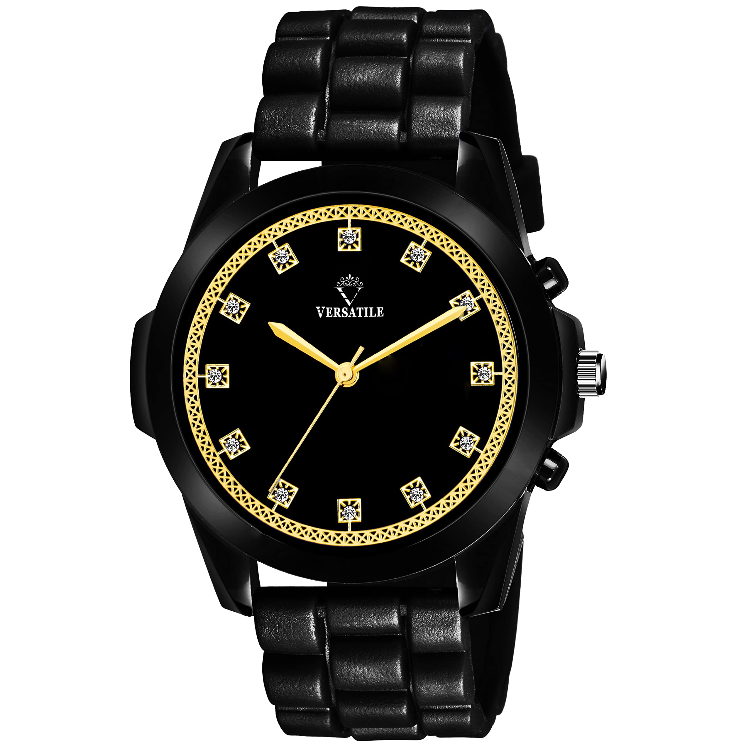 Mikado Black Goldie Super Stylish Analog Men Watch with Designer Strap for Men (B0B51J2TYC) Amazon Price History, Amazon Price Tracker