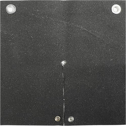 Zlirfy Manta de soldadura, almohadilla de soldadura con escudo térmico, almohadilla protectora de llama de 12 x 12 pulgadas, antorcha de propano con