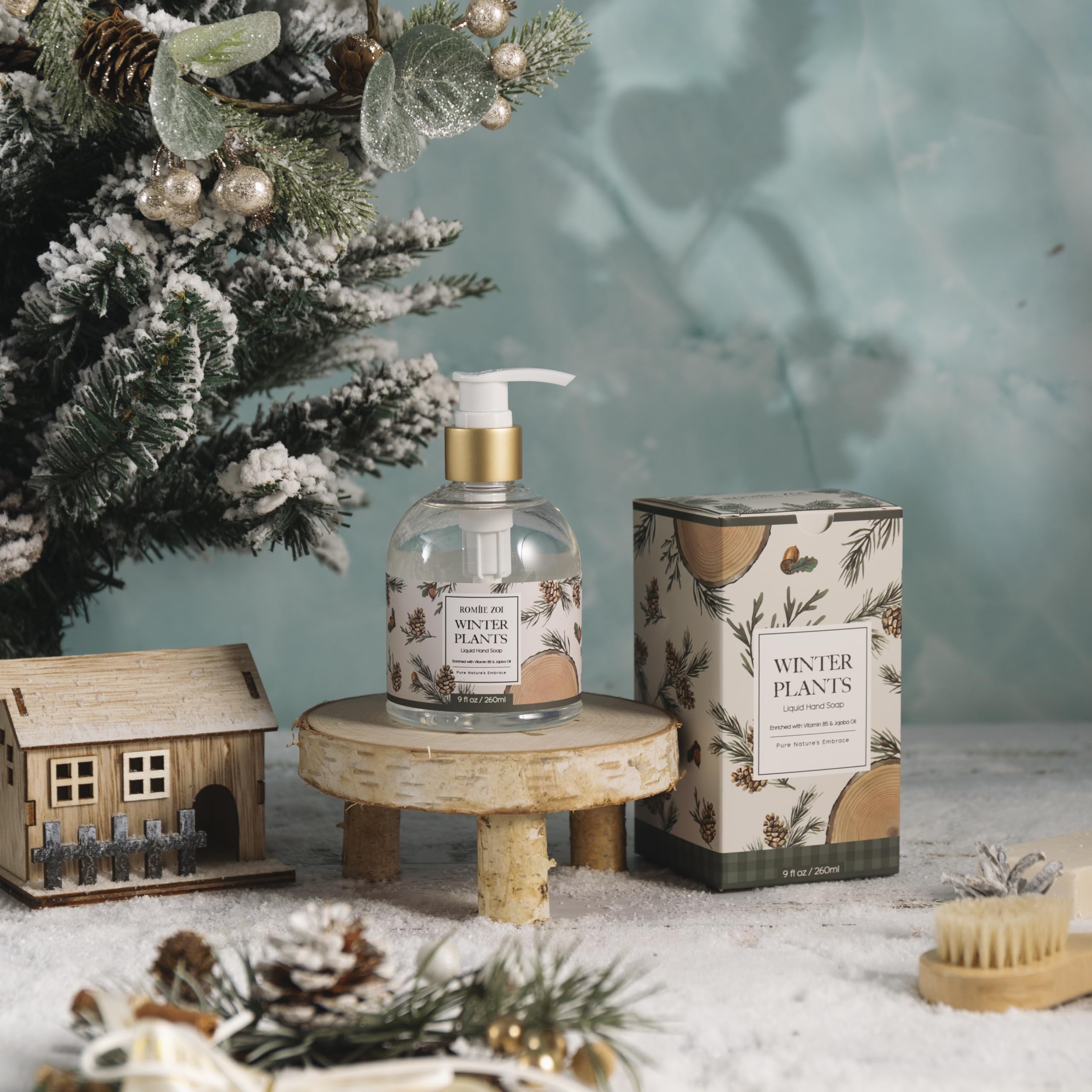 Amazon.com : ROMIIE ZOI Christmas Liquid Hand Soap with Gift Box