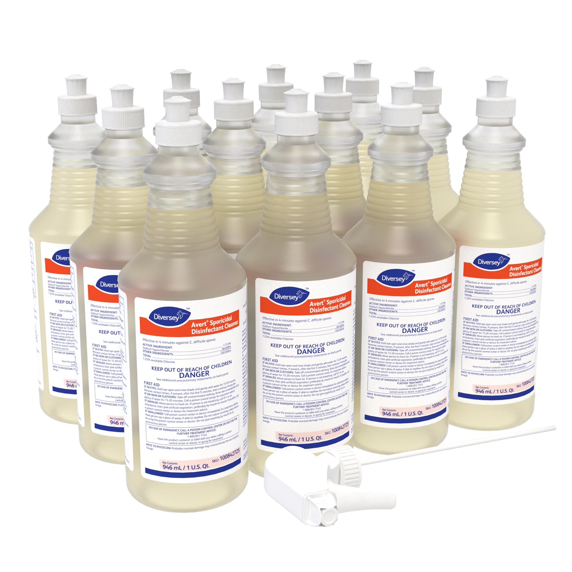 Amazon.com: Diversey 100842725 Avert Sporicidal Disinfectant