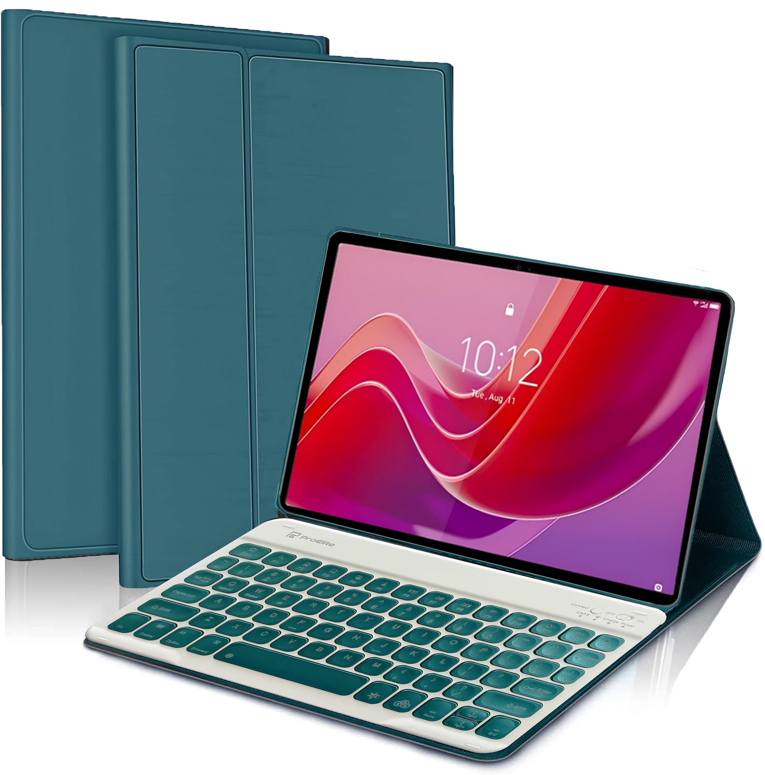 ProElite Keyboard case for Lenovo Tab M11 11 inch, Magnetic Detachable Wireless Bluetooth Keyboard Built-in 7-Colors Backlit, Dark Green (B0DCK4SQYZ) Amazon Price History, Amazon Price Tracker