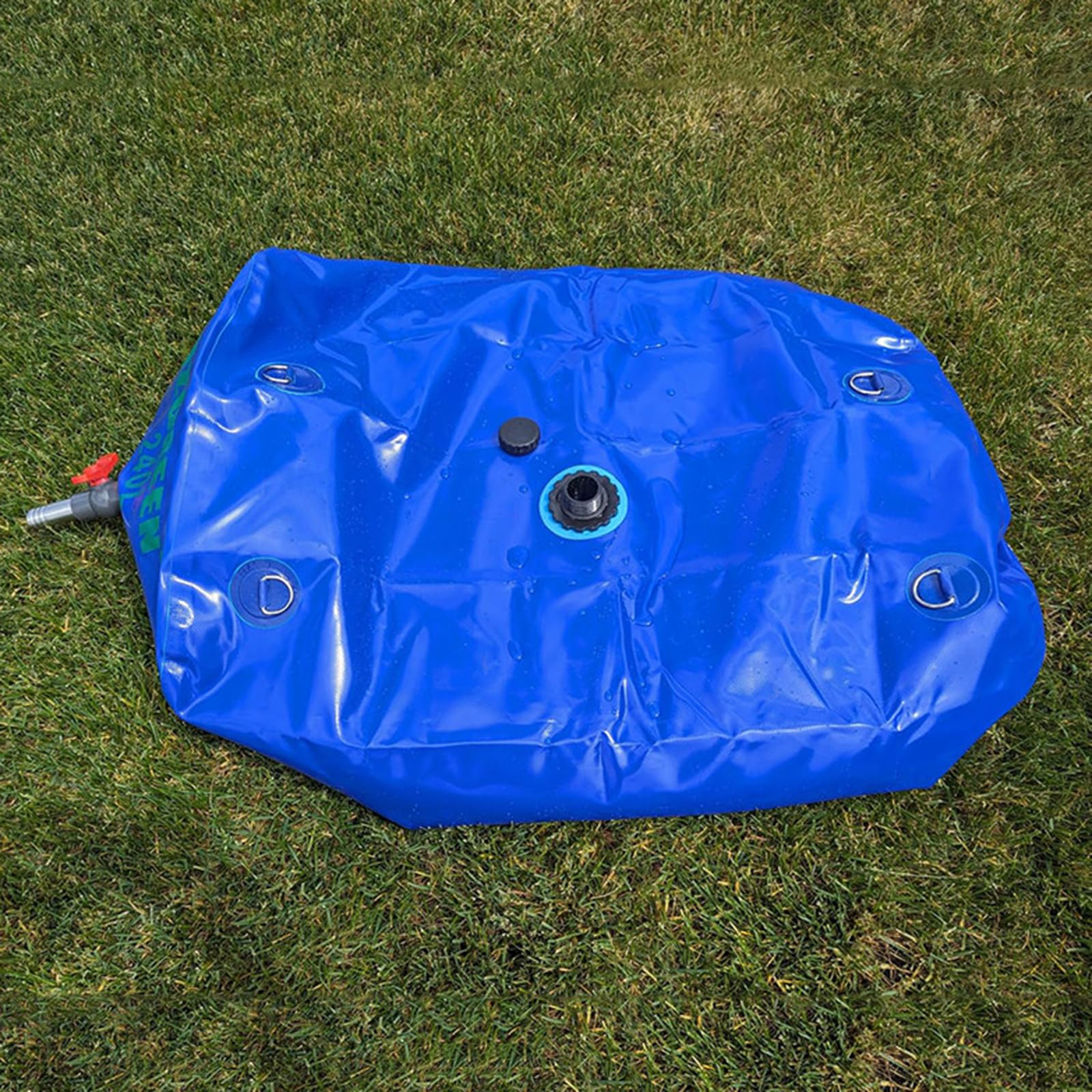 Bolsa De Agua Plegable Engrosada,Tanque Agua PortáTil Plegable,DepóSito De Agua Plegable con Grifo,Costuras Reforzadas,para Acampar,para Resistencia A La SequíA,Riego