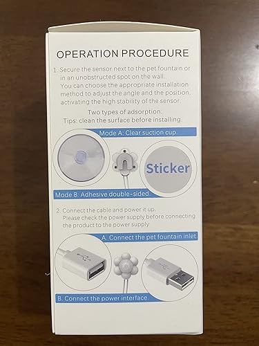 Miniatura 10 de Sensor de fuente de gato Sensor de movimiento Fuente de agua para gatos Detector de fuente de agua para mascotas Detector USB externo DC 5V 1A