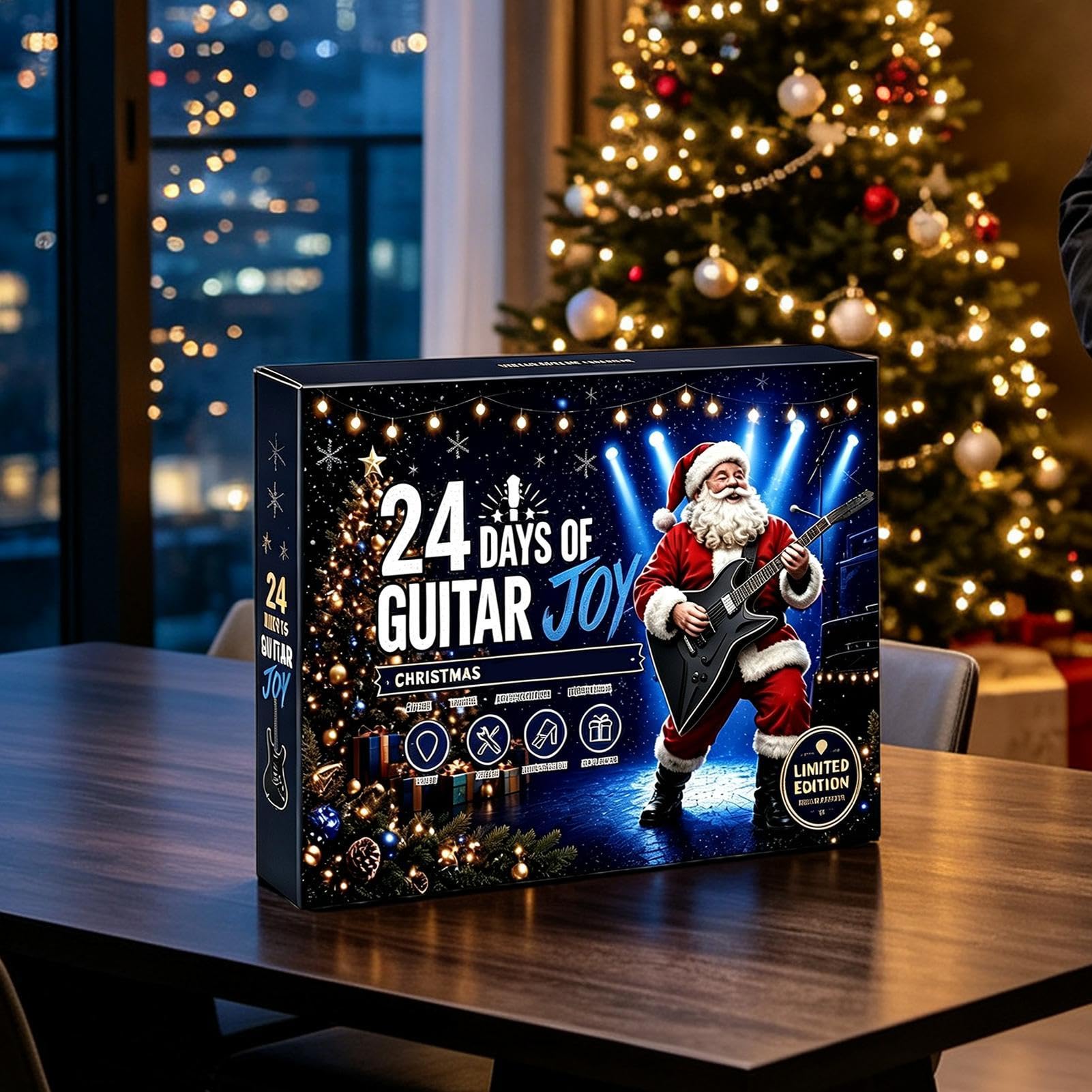 Calendario per chitarra, set di accessori per chitarra con conto alla