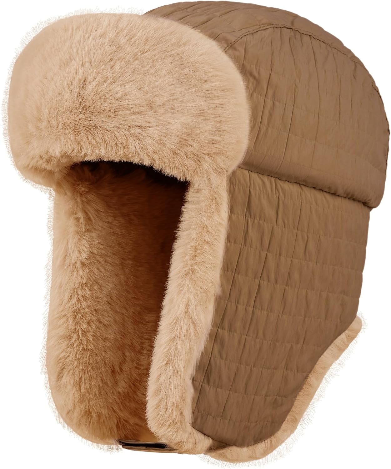 Unisex Trapper Hat Winter Warmer Ear Flaps Windproof Skiing Hat for Women Men