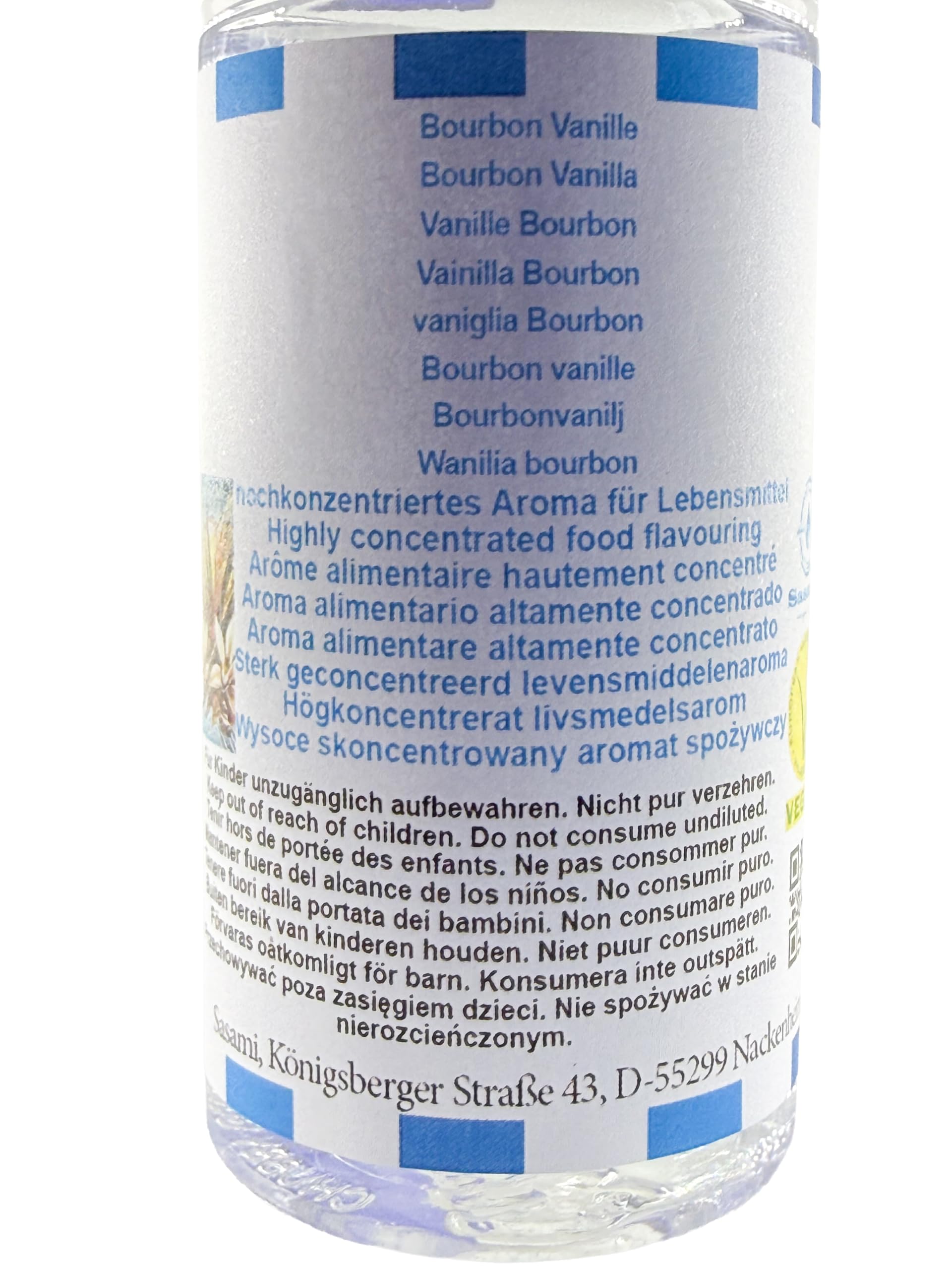 Wanilia bourbon aromat koncentrat – Wegański – Sasami – 100ml