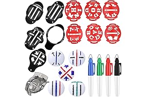 16 Packs Golf Ball Marker Golf Accessories - Bringing Convenience to Your Game