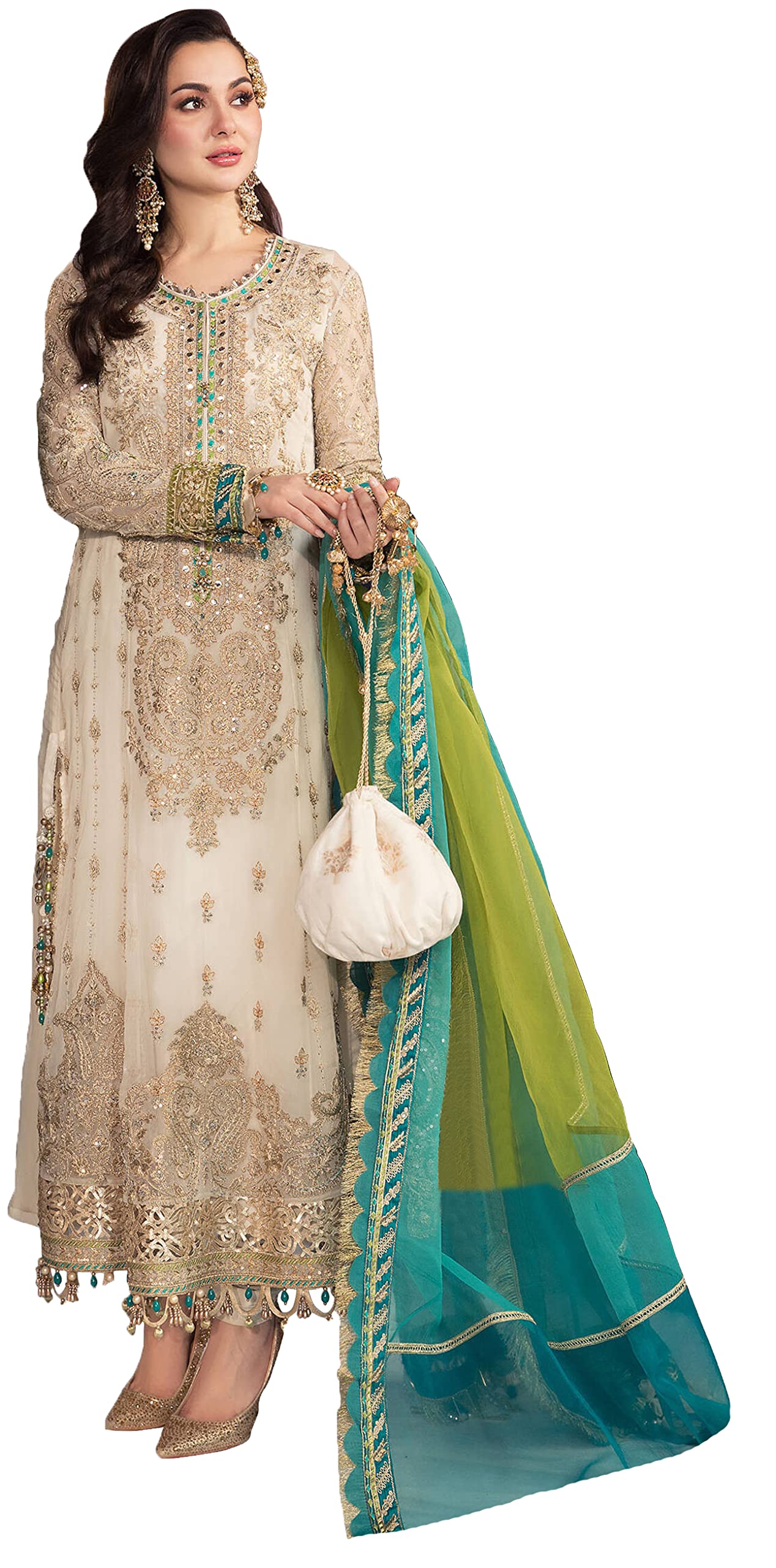 Semi Stitched pakistani suit set for Ladies use pakistani suit set for And suits for with dupatta And pakistanisuits for kurta set-image-18