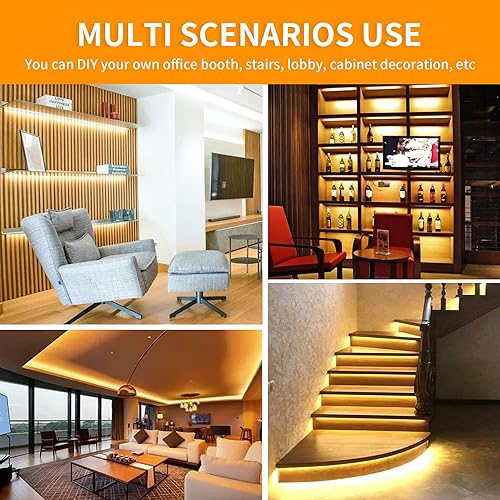 Miniatura 6 de Paquete de 20 conectores LED COB, 2 pines de 0.315in, conector de cristal sin soldadura de 5.9in, conector a presión de doble cabeza de bajo voltaje