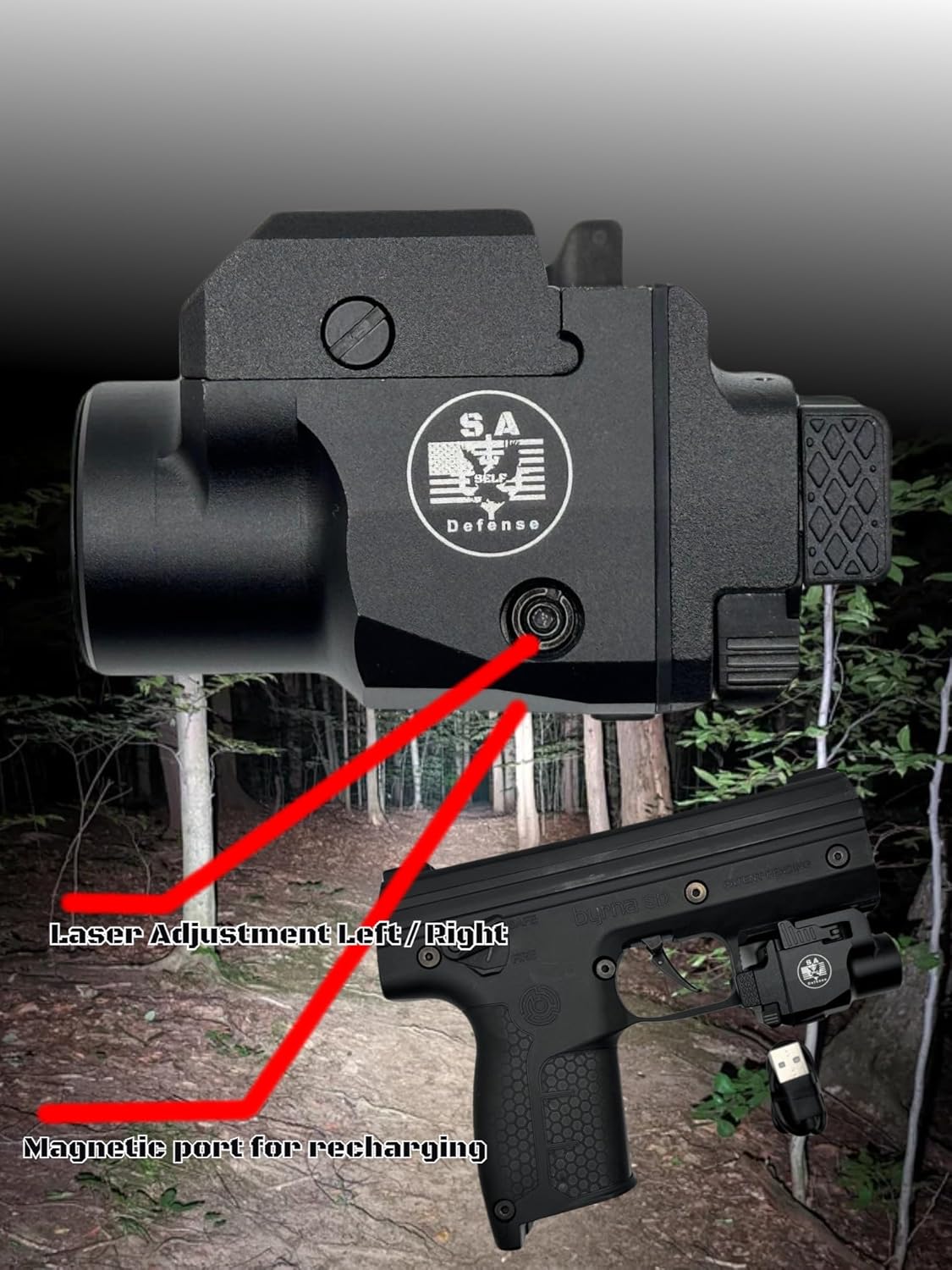 Mini Laser Light Sight - Fits Byrna SD and Byrna LE