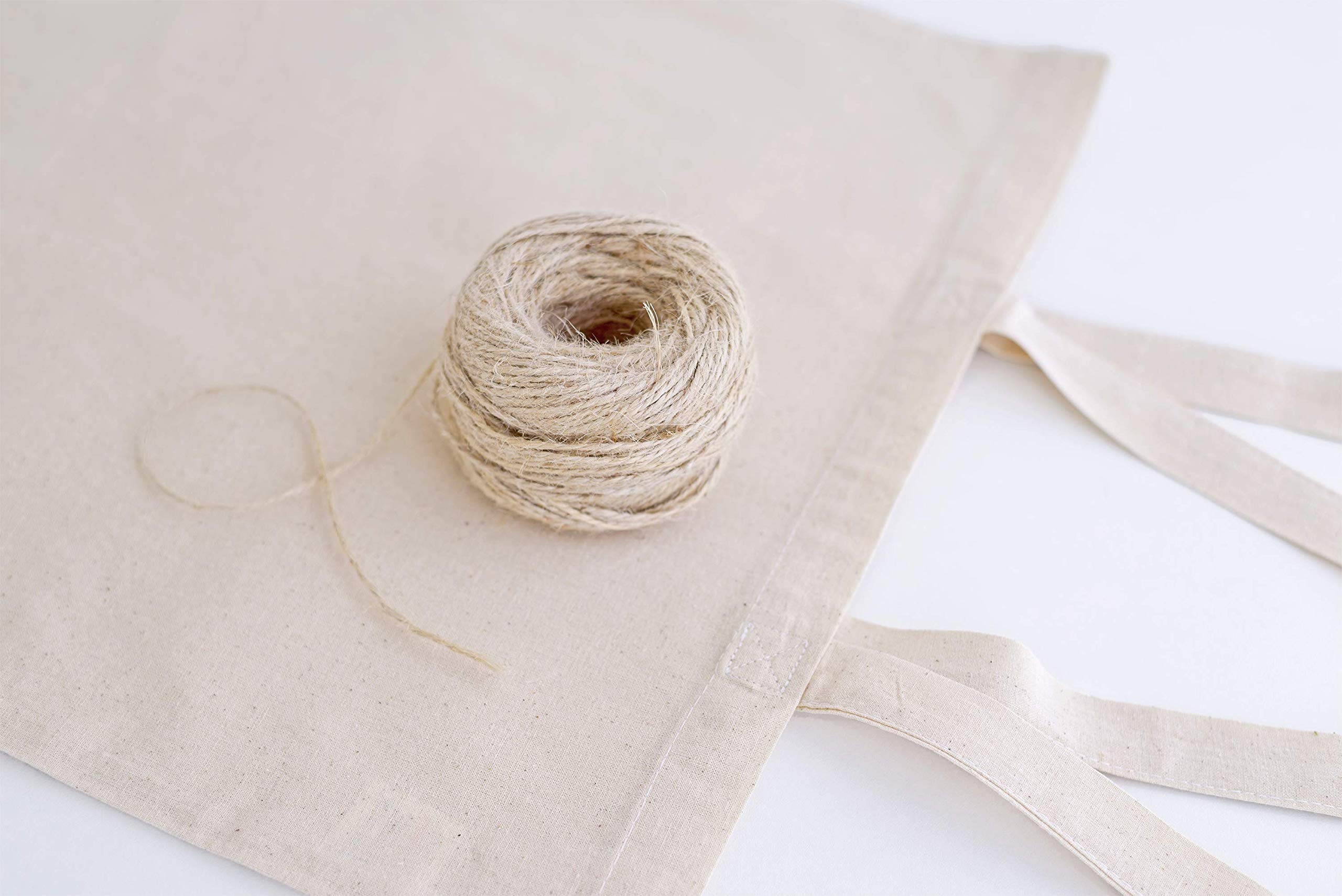 Sacs en Coton Non imprimés 38 x 42 cm ÖKO-TEX® Lot de 5