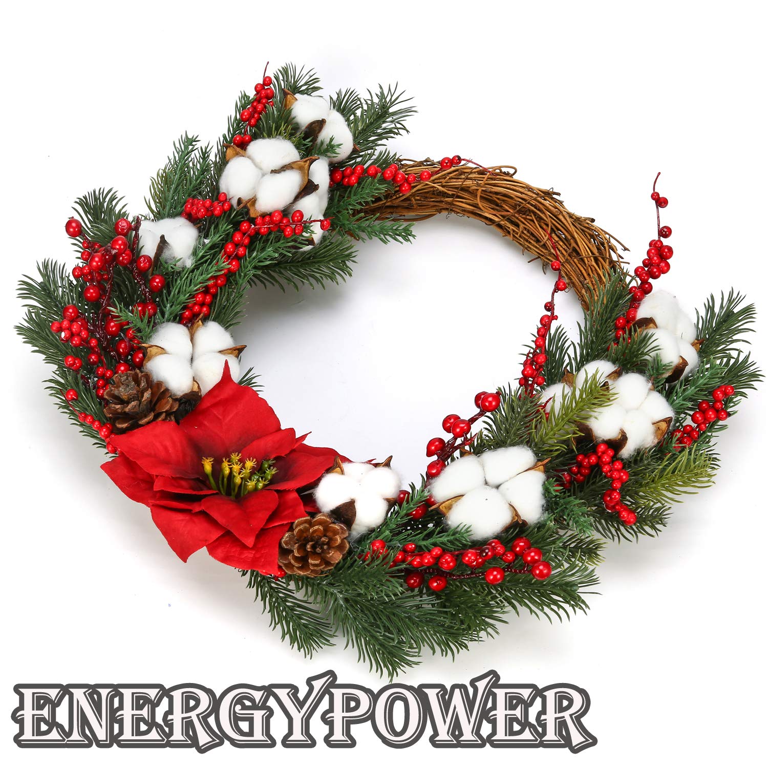 Amazon | [Amazon限定] EnergyPower クリスマス 飾り付け リース 