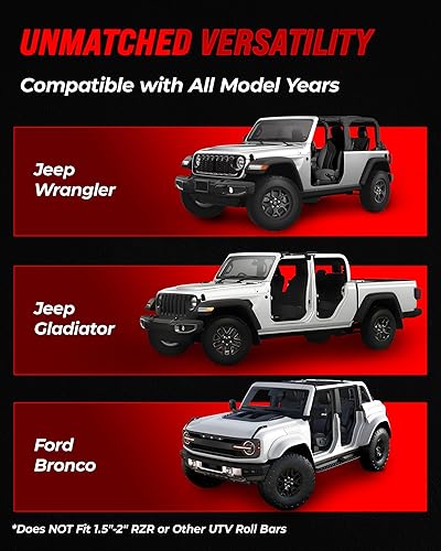 Miniatura 7 de Badass Moto Soporte para extintor de incendios Jeep, soporte para extintor de incendios compatible con Jeep Wrangler 1965-2022 JK JKU TJ CJ