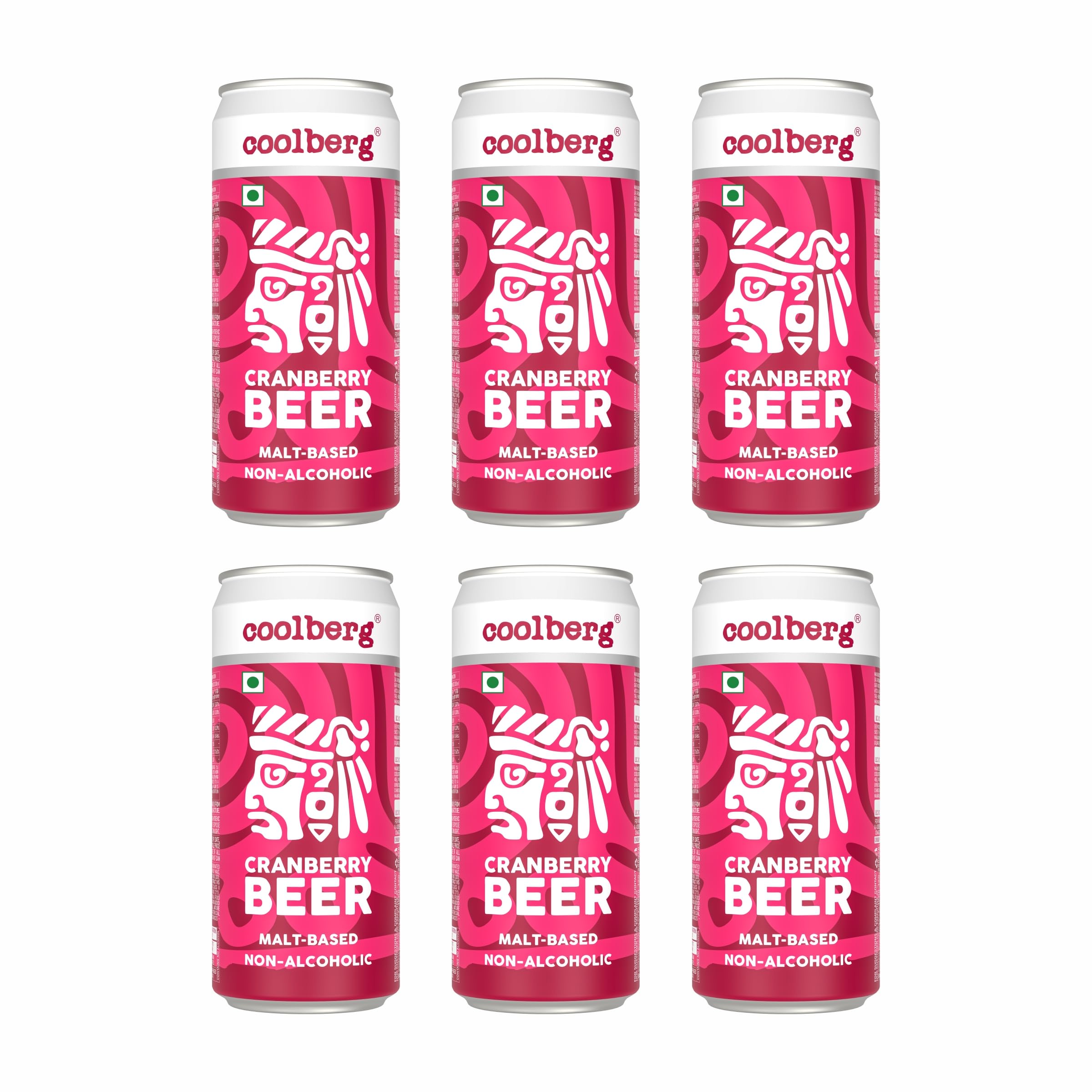 Coolberg Cranberry Non Alcoholic Beer 300ml CANs - Pack of 6 (300ml x 6) (B082MLYKR5) Amazon Price History, Amazon Price Tracker