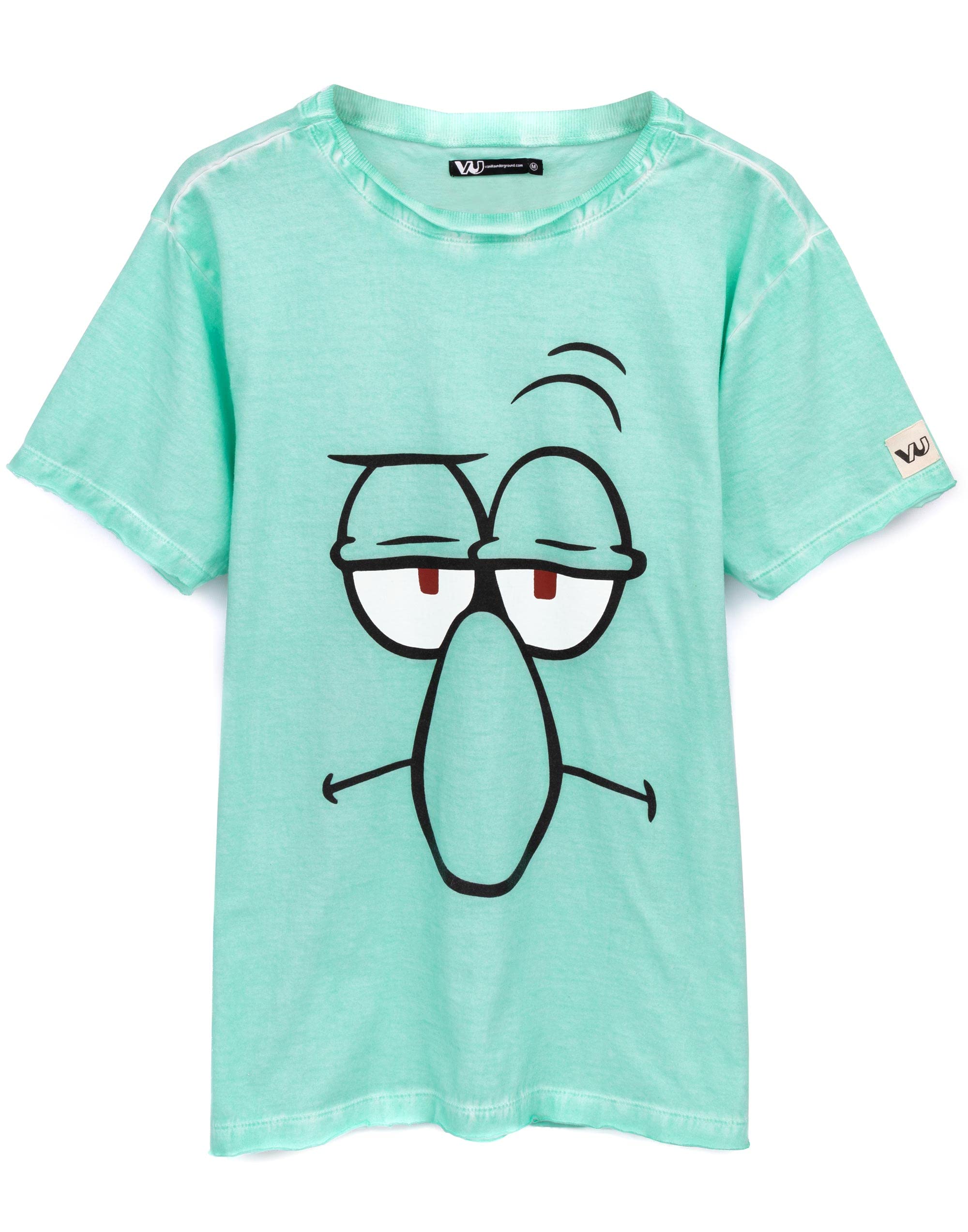 SPONGEBOB SQUAREPANTS T-Shirt Unisex Adults | Mens Womens Yellow Spongebob Pink Patrick OR Green Squidward Characters | Short Sleeve Cotton XXL