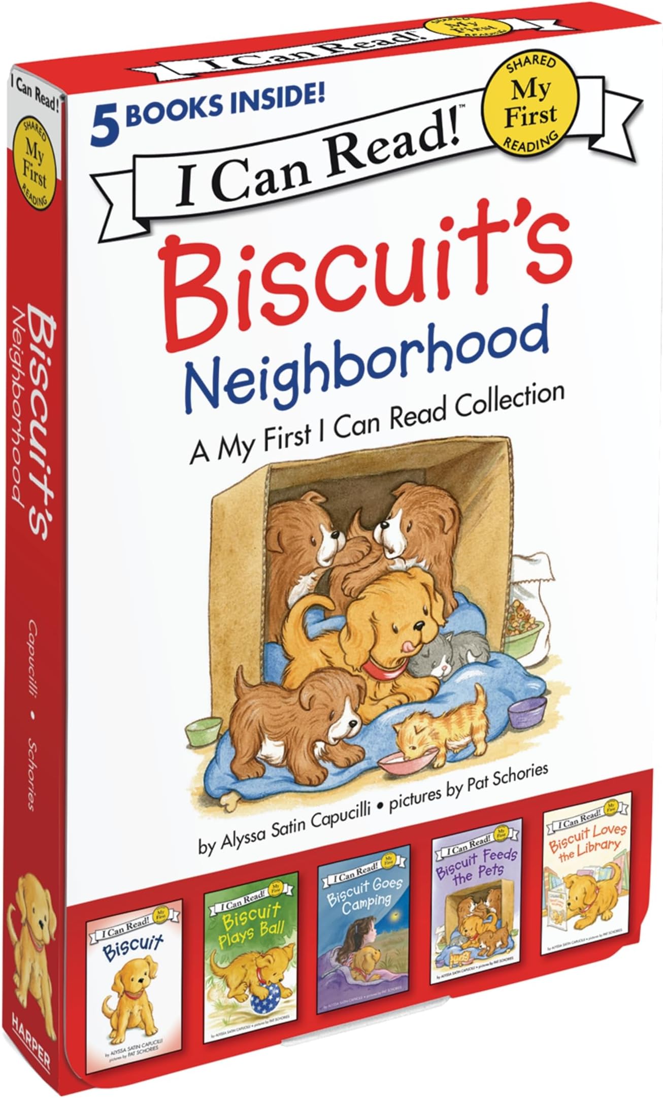 Biscuit's Neighborhood: 5 Fun-Filled Stories in 1 Box! (My First I Can Read)