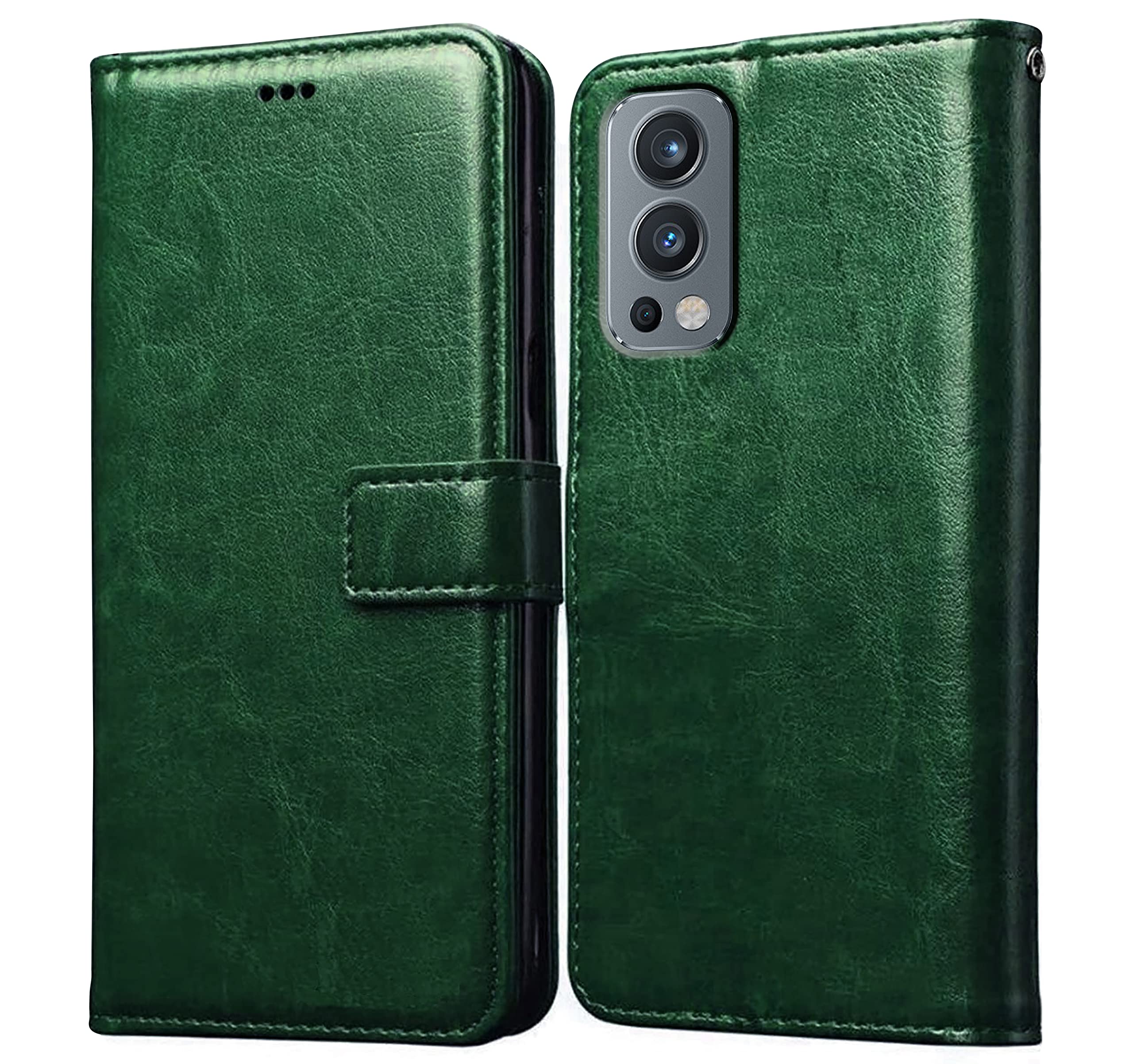 Amazon Brand- Solimo Flip for OnePlus Nord 2 5G (Leather_Green) (B0BHV2WYWF) Amazon Price History, Amazon Price Tracker