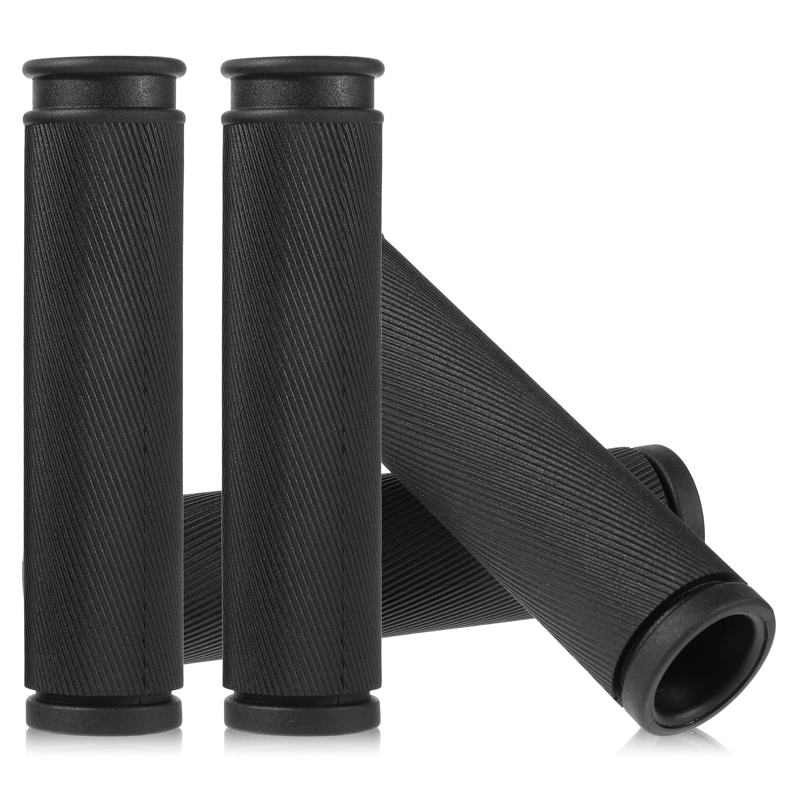 4 PCS Bike Handle Grips, 13mm Mountain Bike Handlebar Grips Comfortable Anti-Slip MTB Grip Rubber Bicycle Handle Grip Bicycle Handles Bar-Grip for