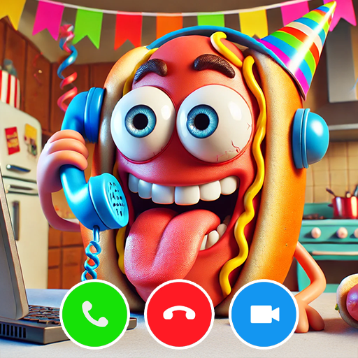 Silly Hotdog Video Call Prank: Fake Call from the Funniest Food