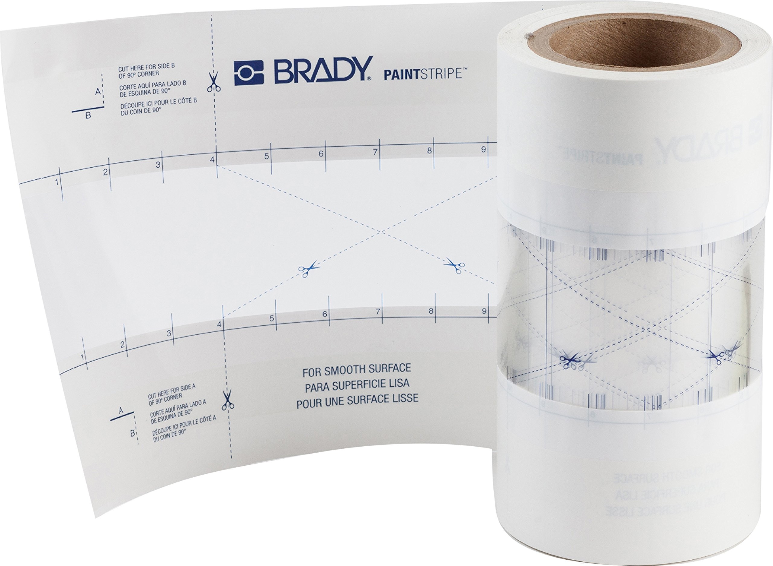 Brady PaintStripe Floor Marking Stencil, Continuous Line, 0.25