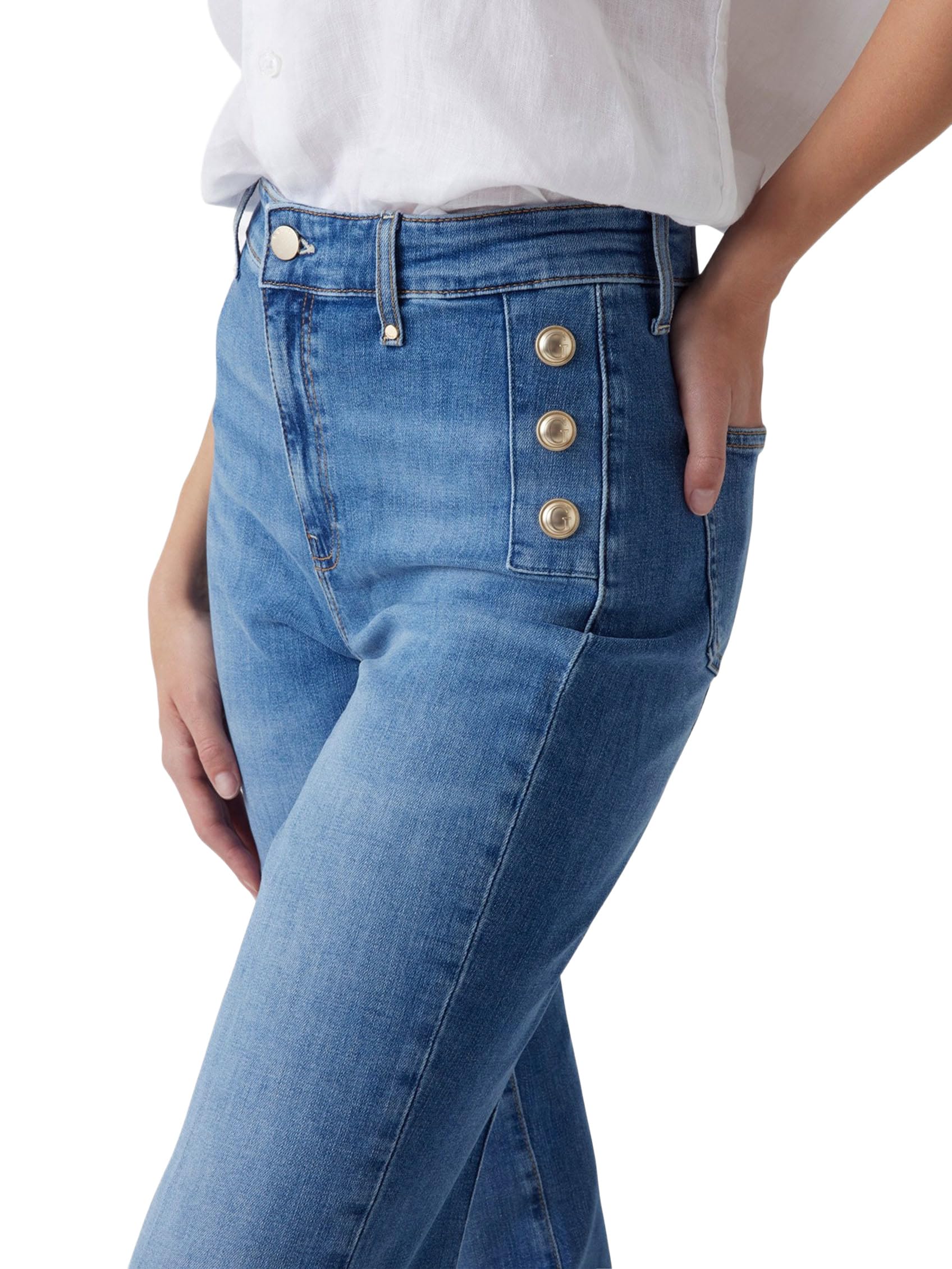 Guess New Faye Pant-w5ga0pd5q01 - New Faye Pant Mujer