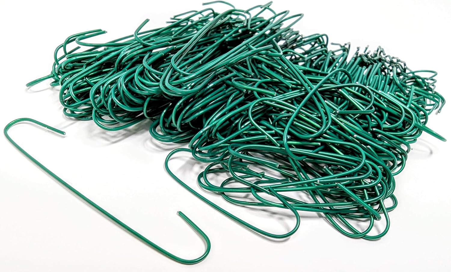 YLAB 300 Green Bauble Hooks for Christmas Tree Decorations Perfect