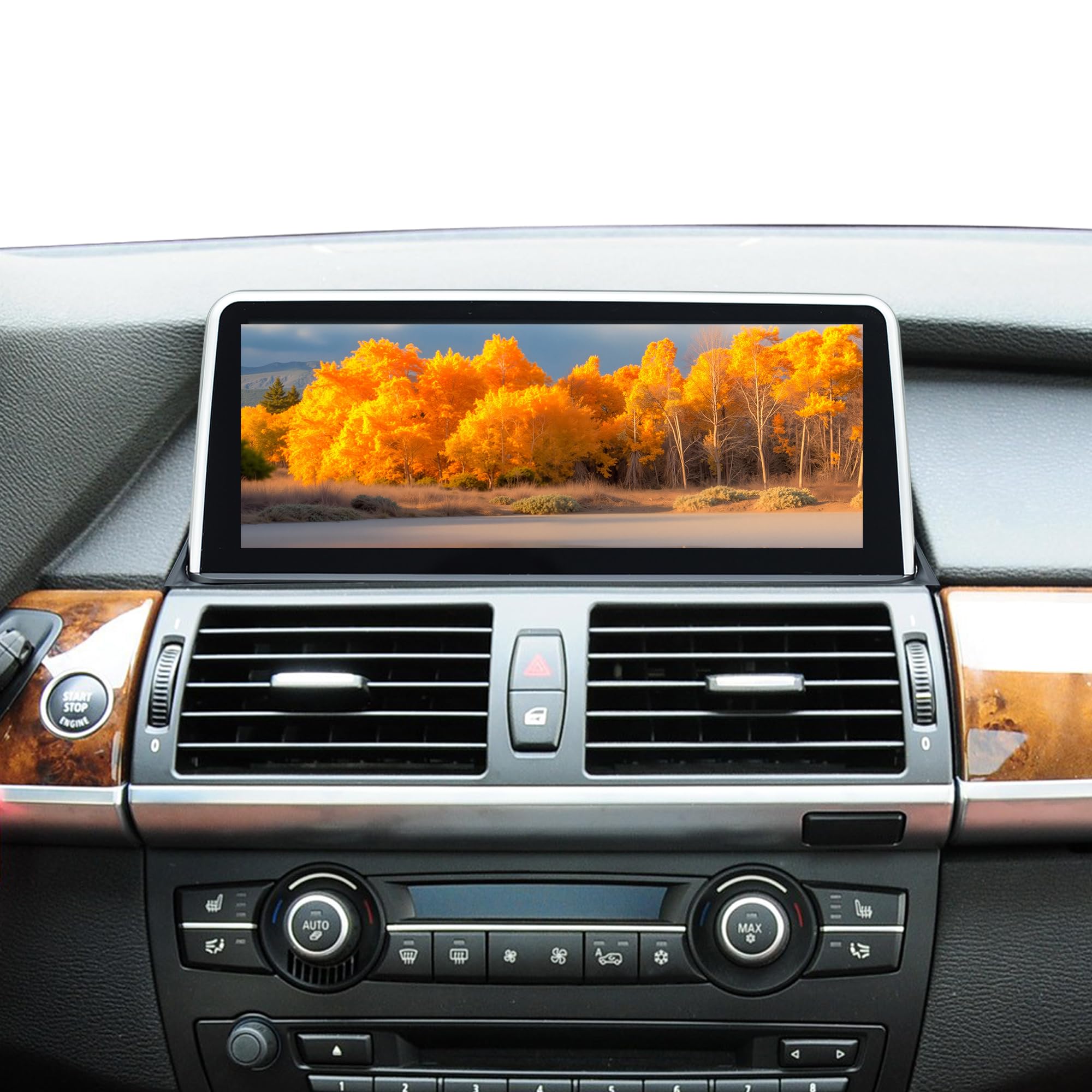 10,25-Zoll-Android-Autoradio für BMW X5 X6 E70 E71 (2007–2010) CCC-System kabelloses Carplay Android Auto, iDrive, Bluetooth, 4G/WiFi, [4+64G]