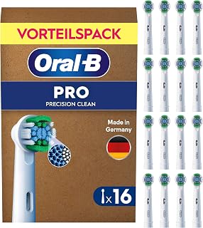 Oral-B Aufsteckbürsten PRO Precision Clean, Weiß, 16 Stück