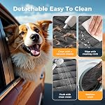 Siège d'auto pour chiens, Extendeur de siège arrière pour chiens - Appui 400lbs, 2026 Nouveau étanche, résistant aux rayures, antidérapant hammam portable pour chien, adapté aux voitures, VUS et camions