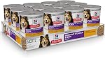 Hill's Science Diet Sensitive Stomach & Skin, Adult 1-6, Stomach & Skin Sensitivity Support, Wet Dog Food, Chicken & Vegetables Loaf, 12.8 oz Can, Case of 12