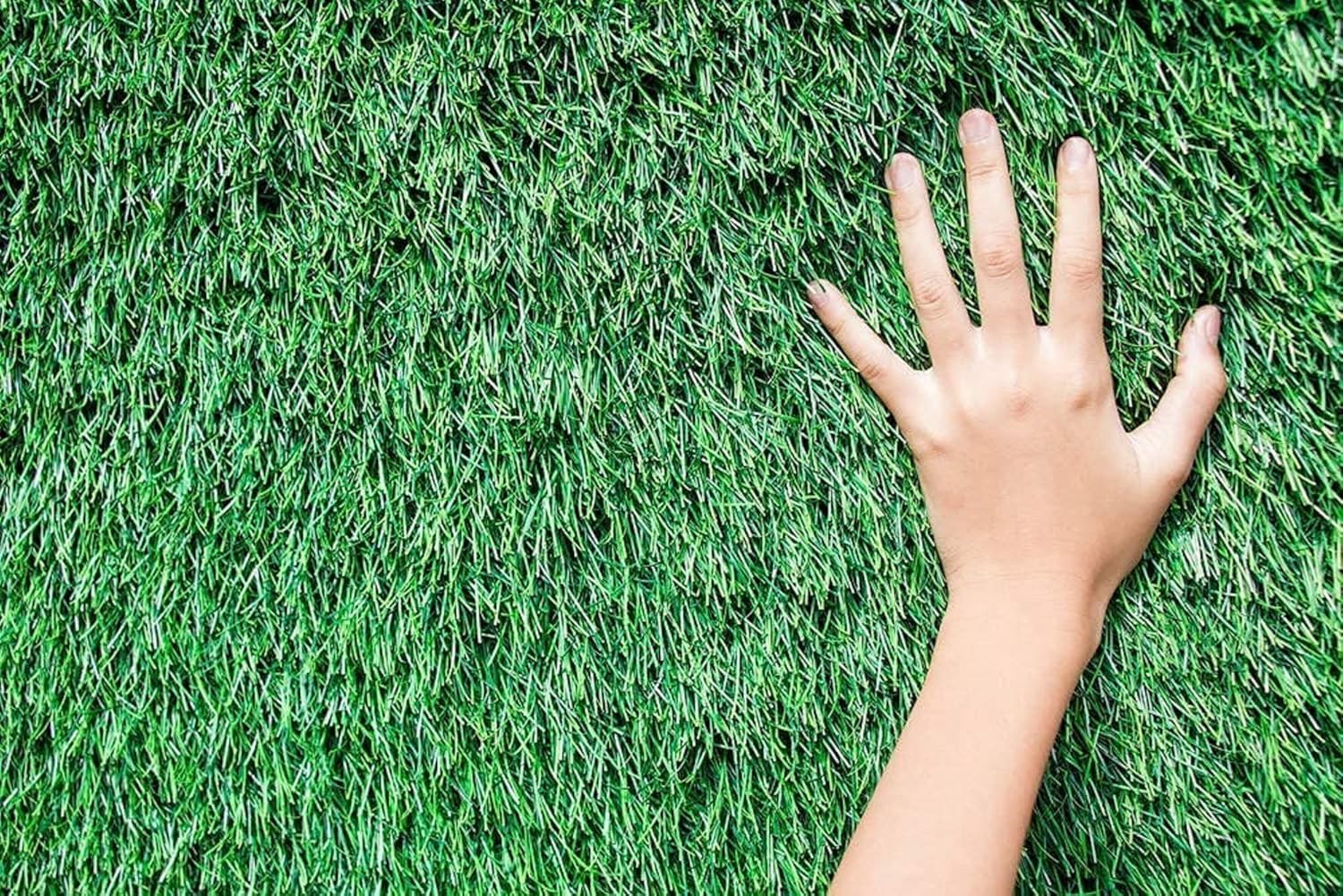 CARPET PLANET Premium Artificial Grass Carpet Mat 25 MM4 X 5 Feet for Indoor/Outdoor Use – UV Resistant, Pet & Kid Friendly, Easy Maintenance – Garden, Balcony, Lawn 1