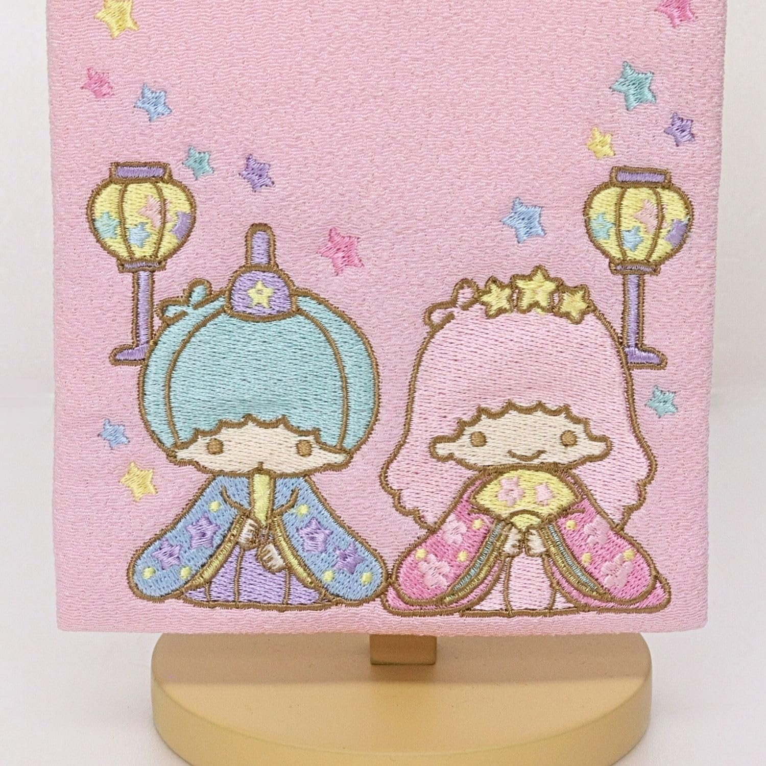 Amazon | 雛人形 名前旗 刺繍 小 リトルツインスターズ キキララ