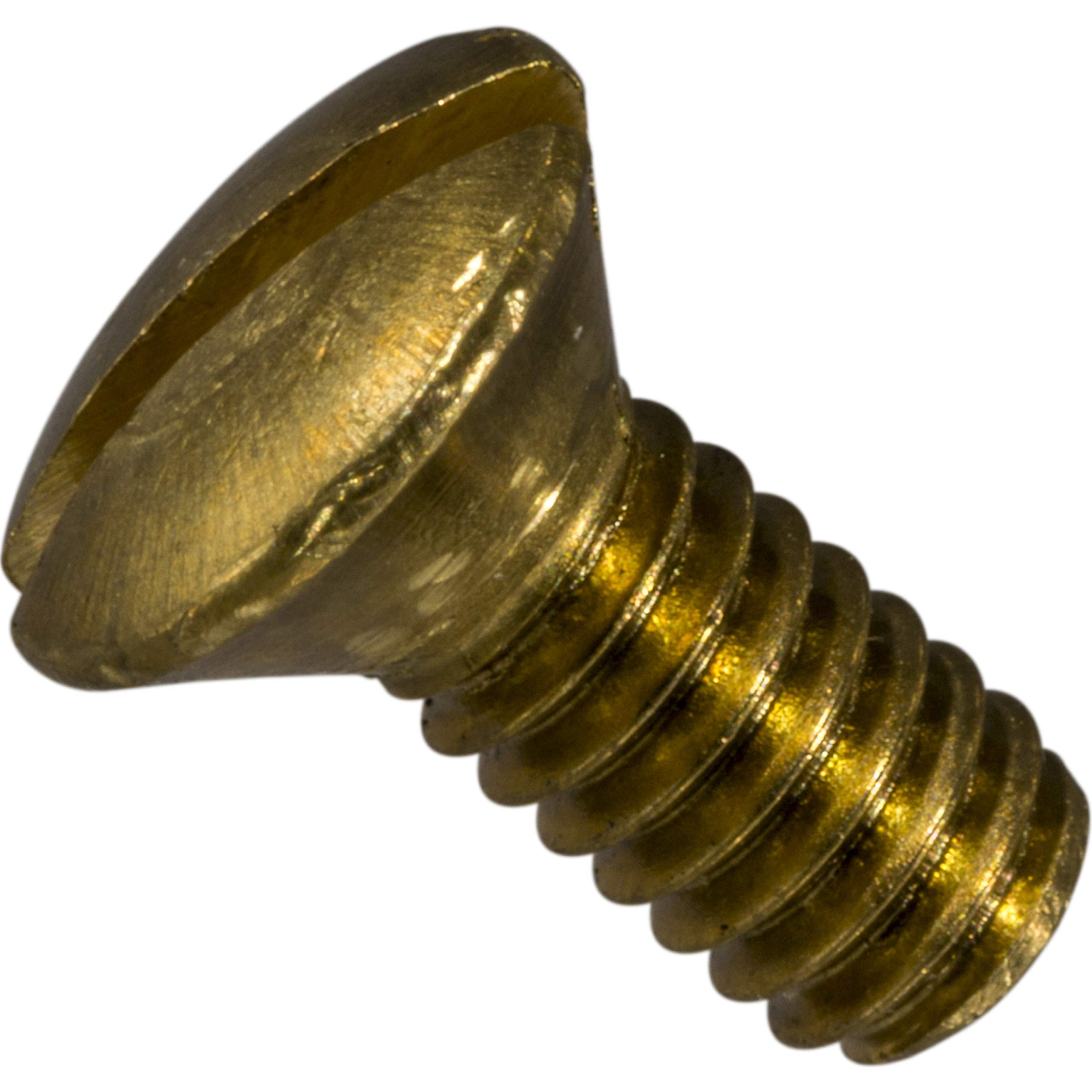 Brass Machine Screws - 6-32 x 1, 30 Pack -6 Brass Machine Screws - 6-32 x 1, 30 Pack -6