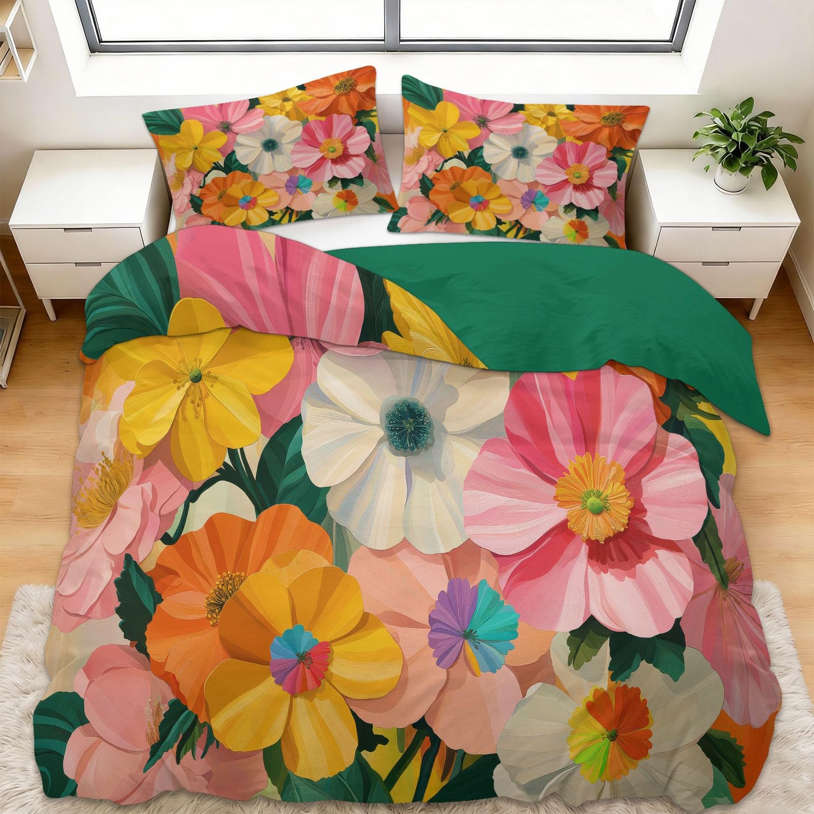 Housse de couette anti-acariens 240x260 cm douce pour stopper les allergies nocturnes