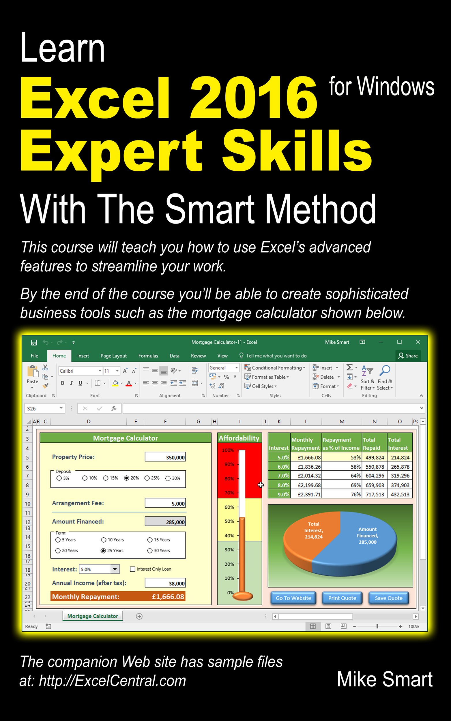 Learn Excel 2016 Expert Skills with The Smart Method: Courseware Tutorial teaching Advanced Techniques