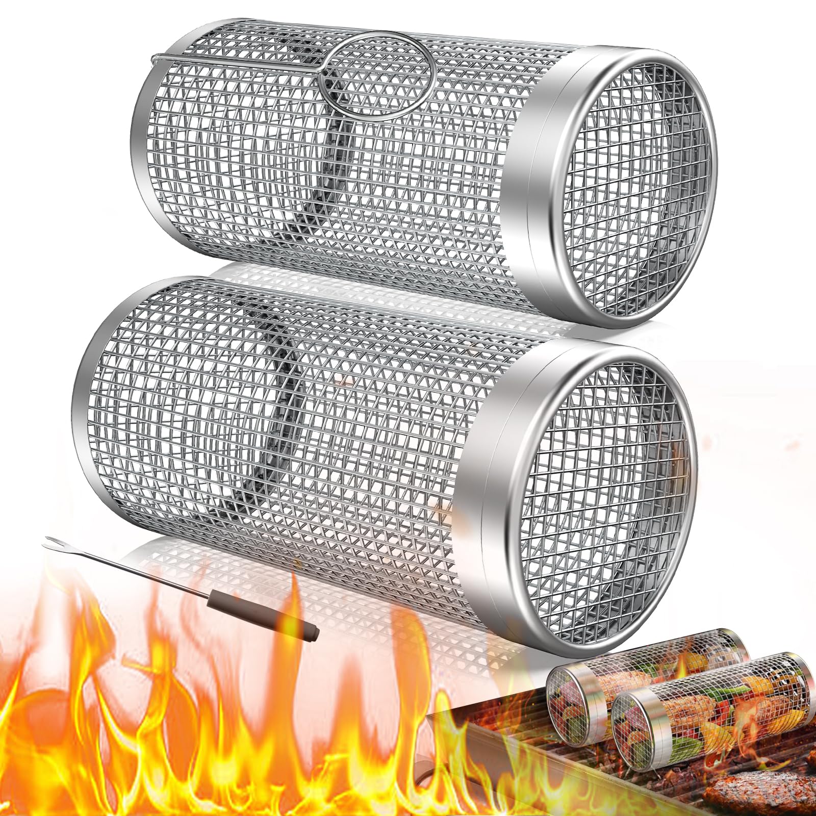 O2 Bottle Grill Heavy Steel Cylinder Grill