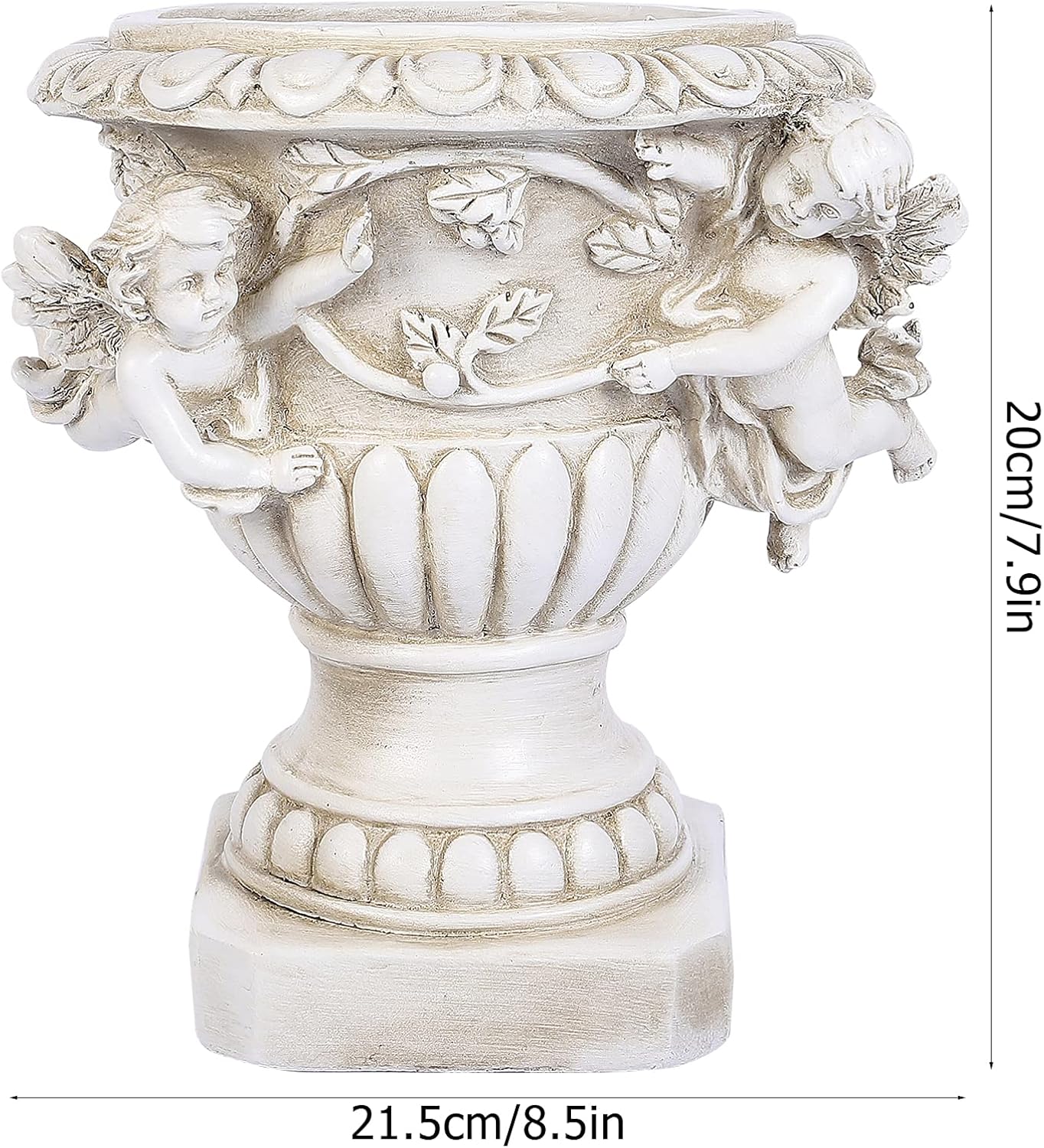 Cabilock 1pc Pots Outdoor Angel Flowerpot Resin Flower Pot Angel Flowerpot Decor European-Type Flower Decor Garden Resin Plant
