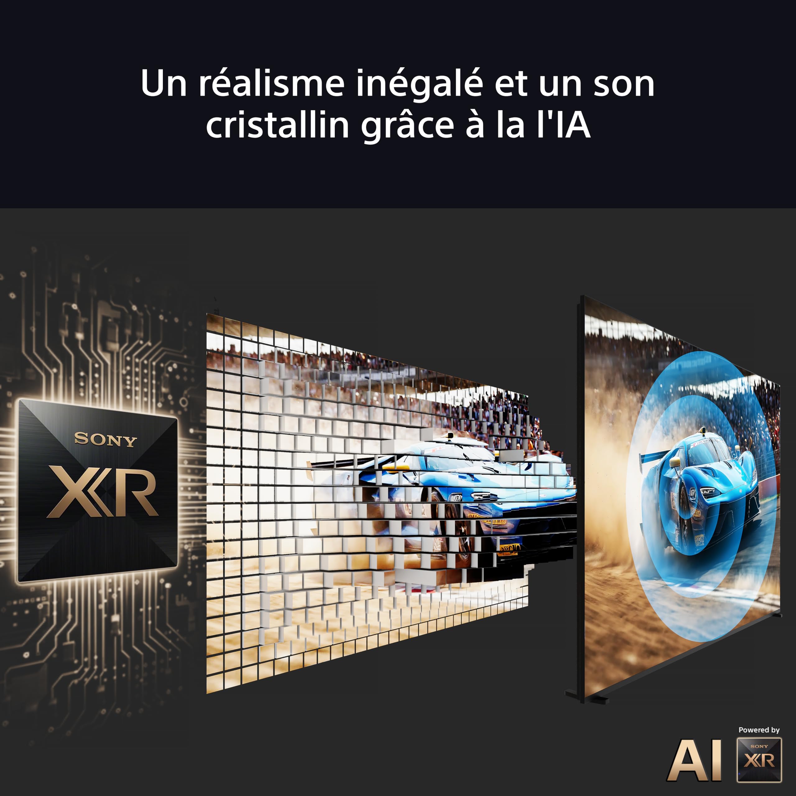Sony BRAVIA 5 XR | Mini LED 55’ | IA XR Processor | Acoustic Multi-Audio | Dolby Vision/Atmos | IMAX Enhanced | Google TV (2025) | Google Cast | Apple AirPlay 2| Eco Dashboard Eco 2 | Menu Jeu 2