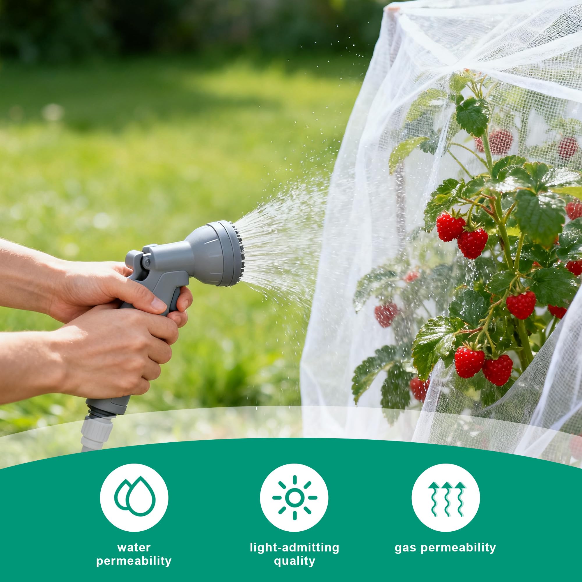 Filet Anti Insecte pour Potager Protection Légumes Fruits Fleurs 2.5 x 10m