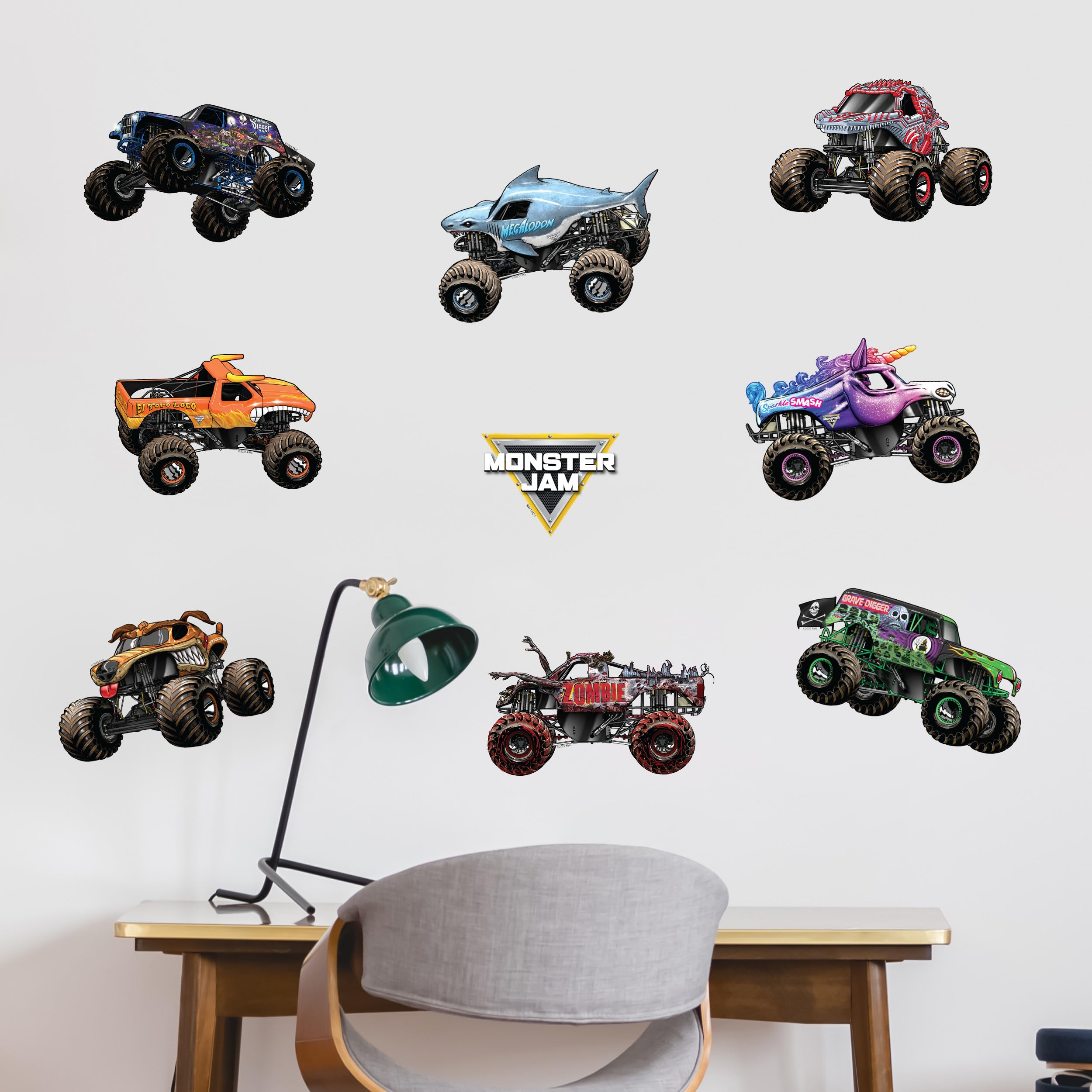 WALL PALZ Monster Jam Trucks Wall Decals