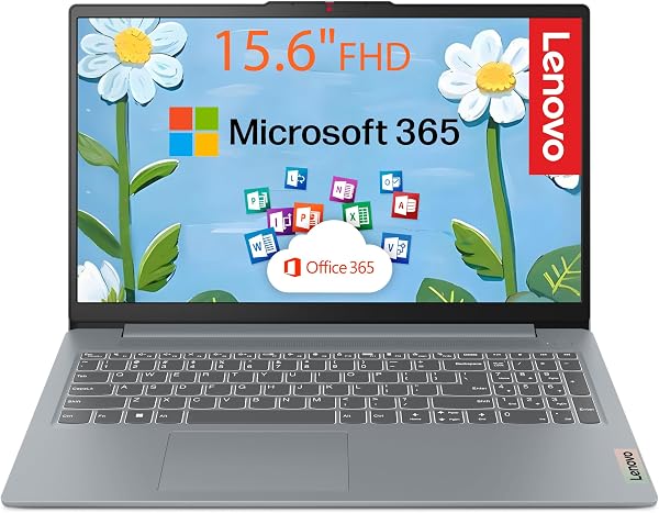 Lenovo IdeaPad Slim 3i 15.6" FHD Laptop, Intel 4-Core Processor, Office 365