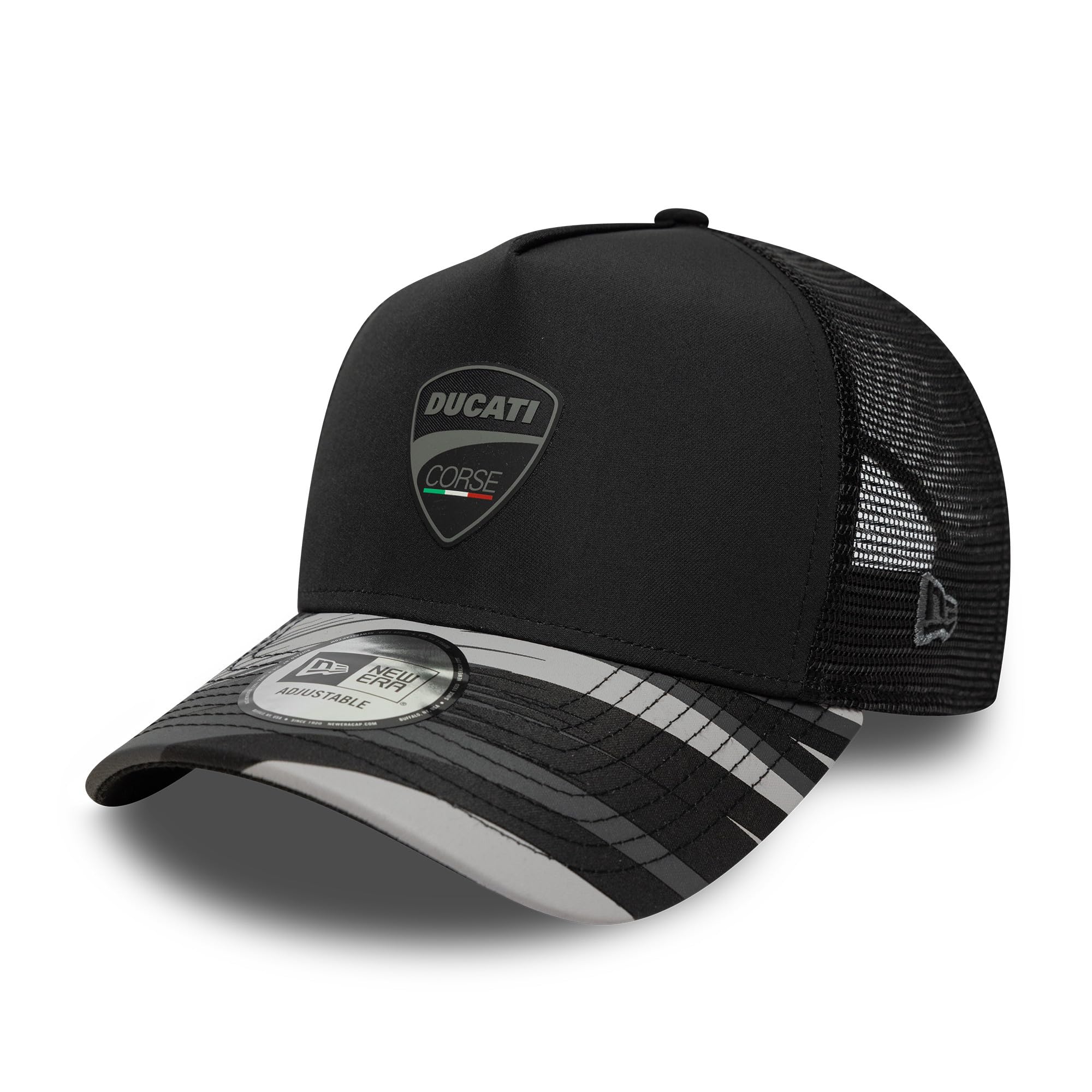 New Era Adult's 9Forty Trucker MLB Ducati Motor Trucker Baseball Cap Hat Black