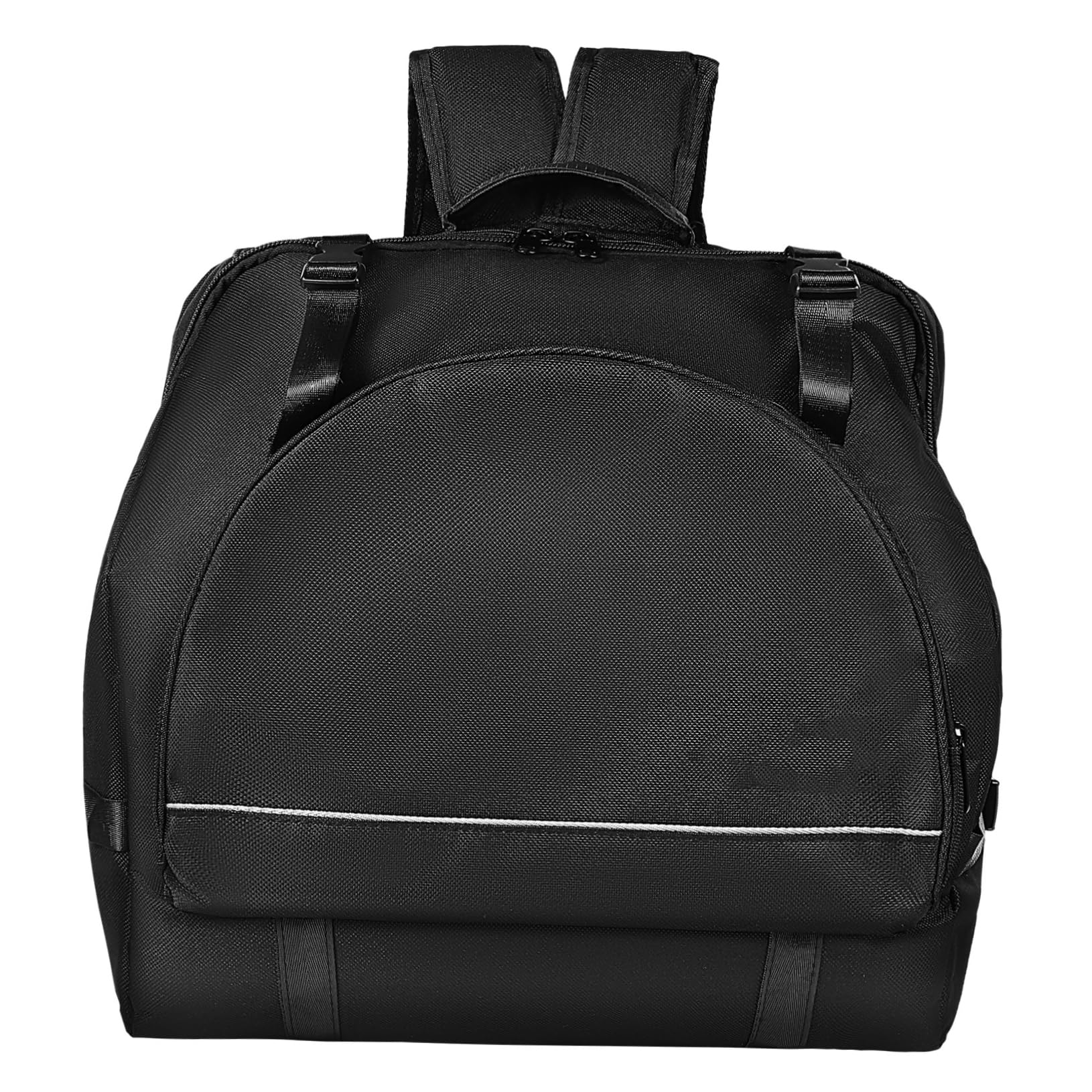 Vaguelly Accordion Bag, Padded 48/60/72 Bass Piano Gig Bag Backpack with Shoulder Straps, Accessories Bag, Accordion Case Instrument Carrying Bag, Black