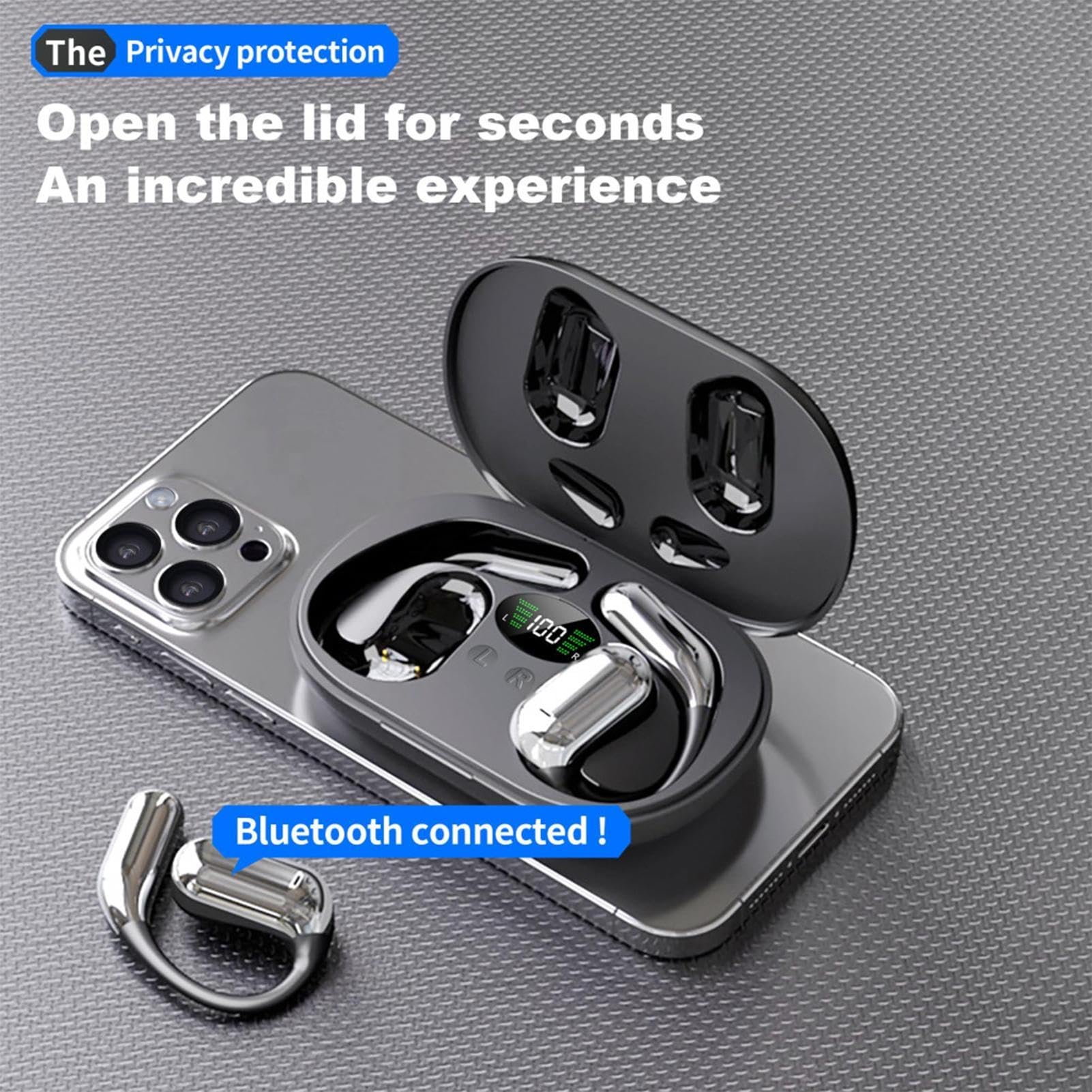 【新品】翻訳イヤホン リアルタイム、AI言語60時間バッテリー 旅行用144言語 Amazon.co.jp: イヤホン bluetooth【2025最新進化 イヤホン翻訳