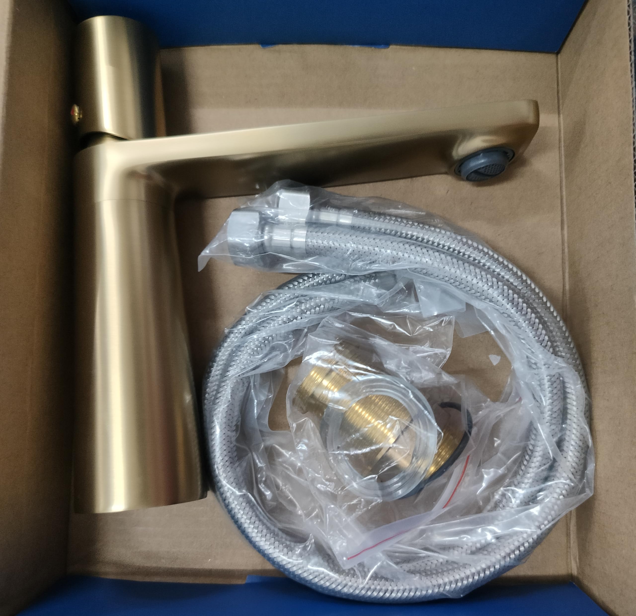 Single Lever Mixer Brushed Gold